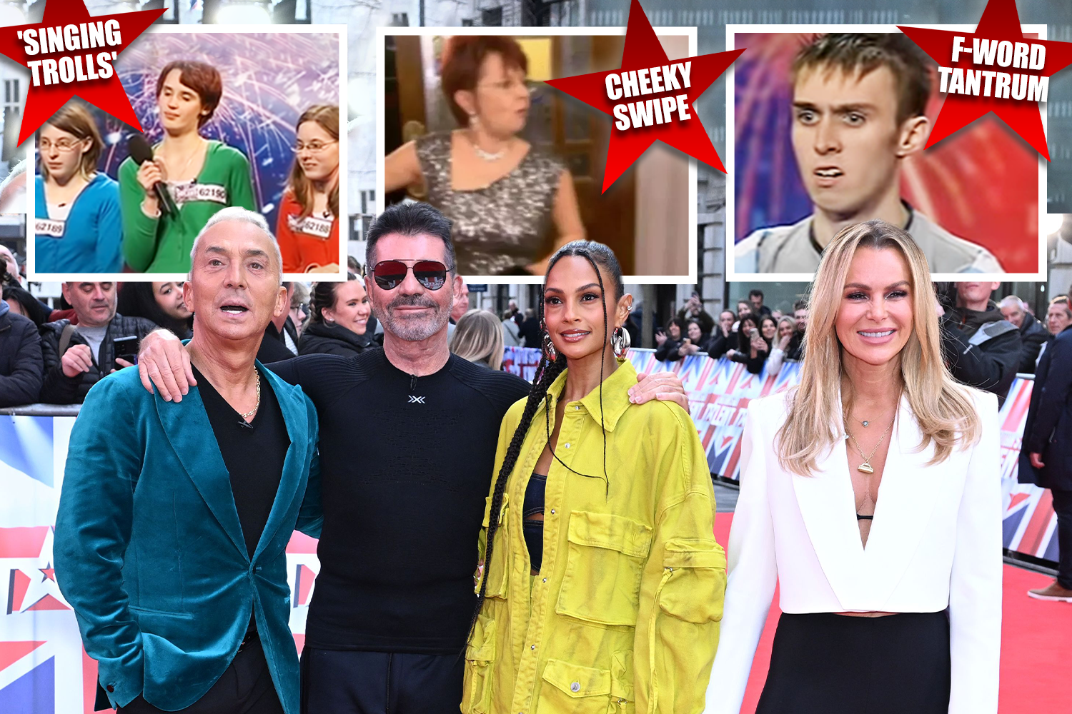 Disastrous BGT stars who hit BACK at judges - including 'f*** off' rant at Simon