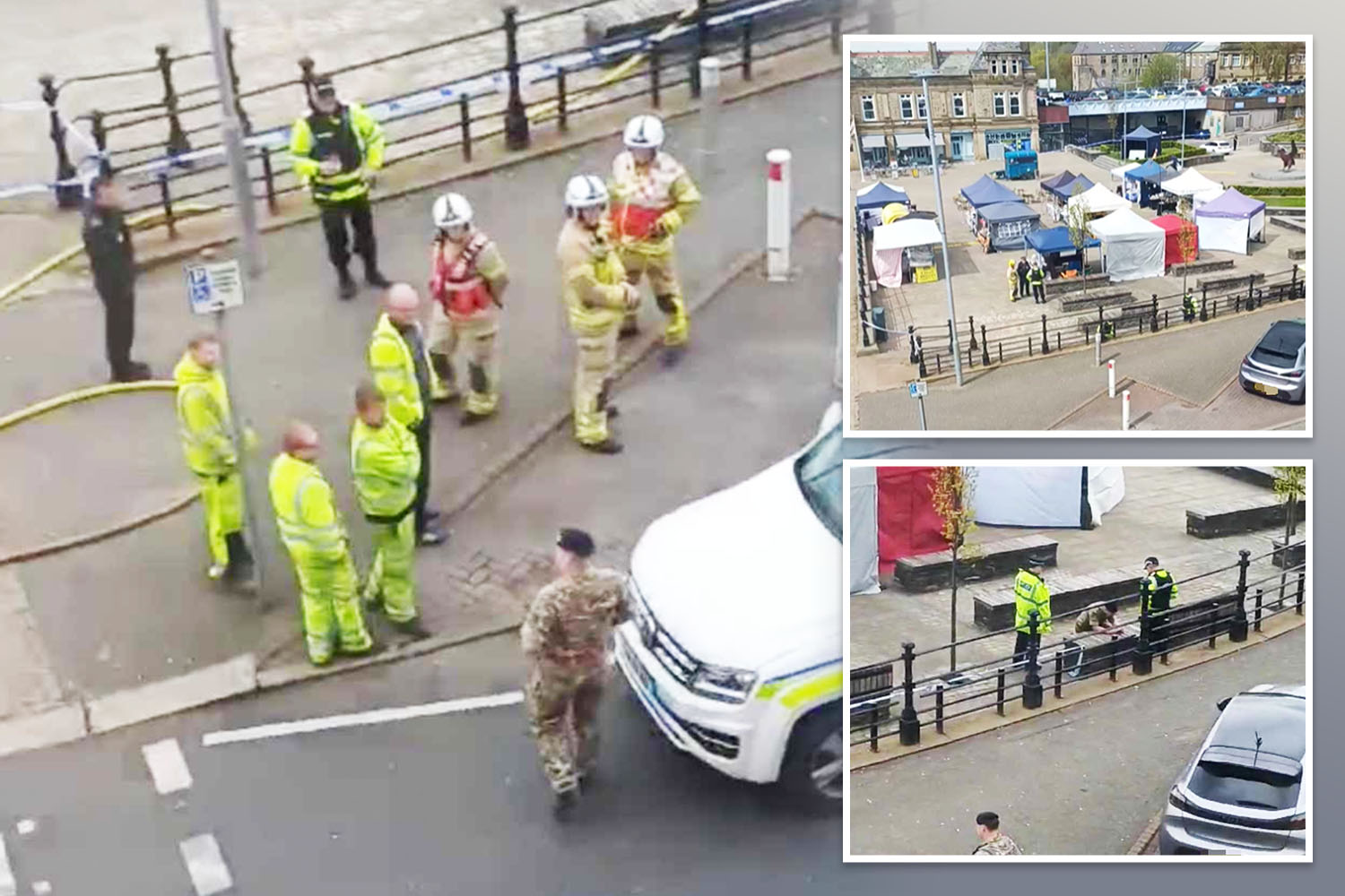 UK town centre on lockdown after 'grenade found' with huge emergency response
