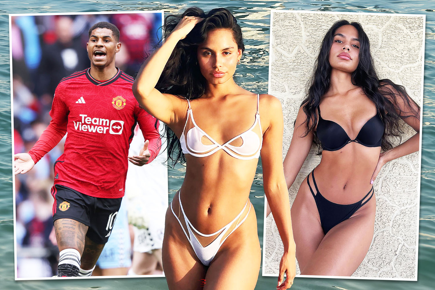 Rashford grows close to Colombian model after cosying up at nightclub