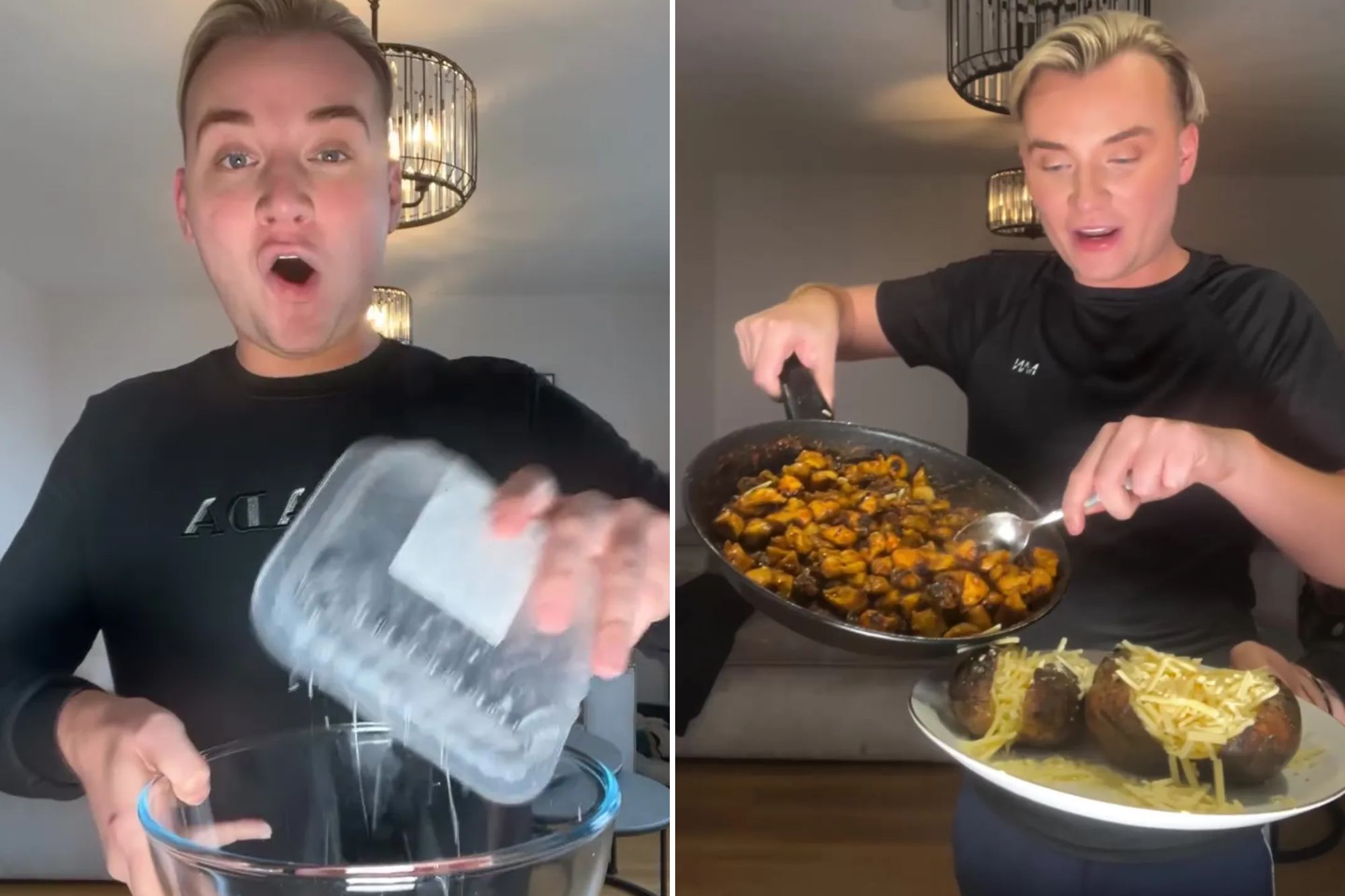 Horrified Towie fans send warning to star over 'dangerous' cooking 'hack'