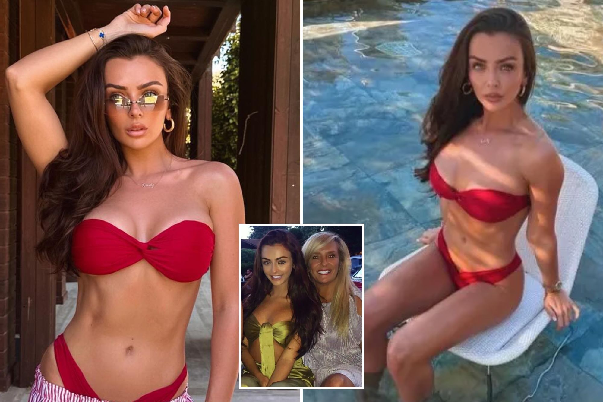 Love Island’s Kady McDermott strips to red bikini on holiday in Turkey