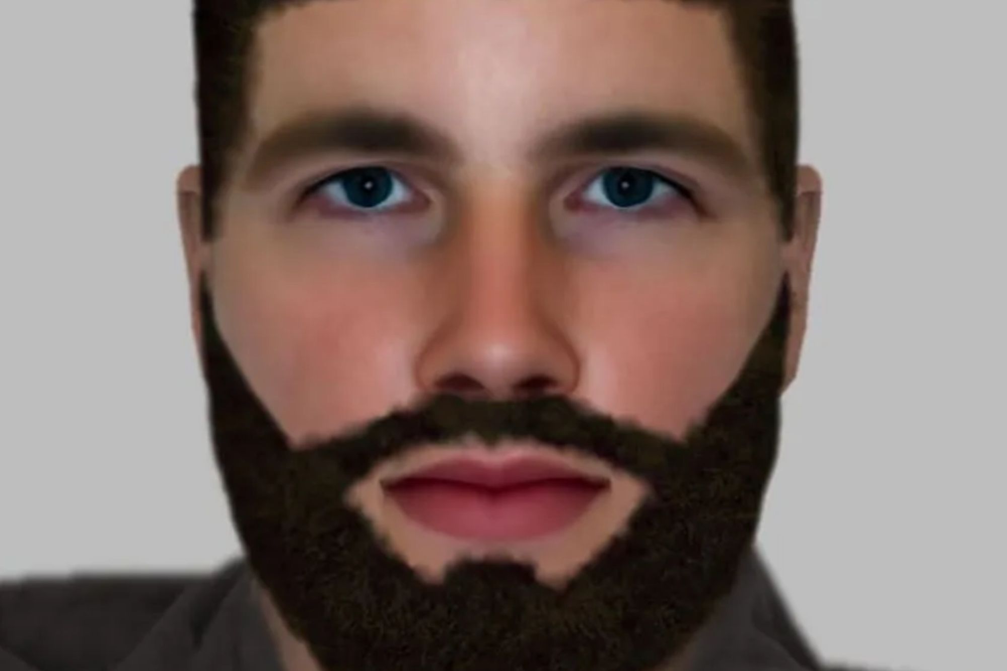 Bearded criminal's police e-fit looks like TV star - can you work out who?