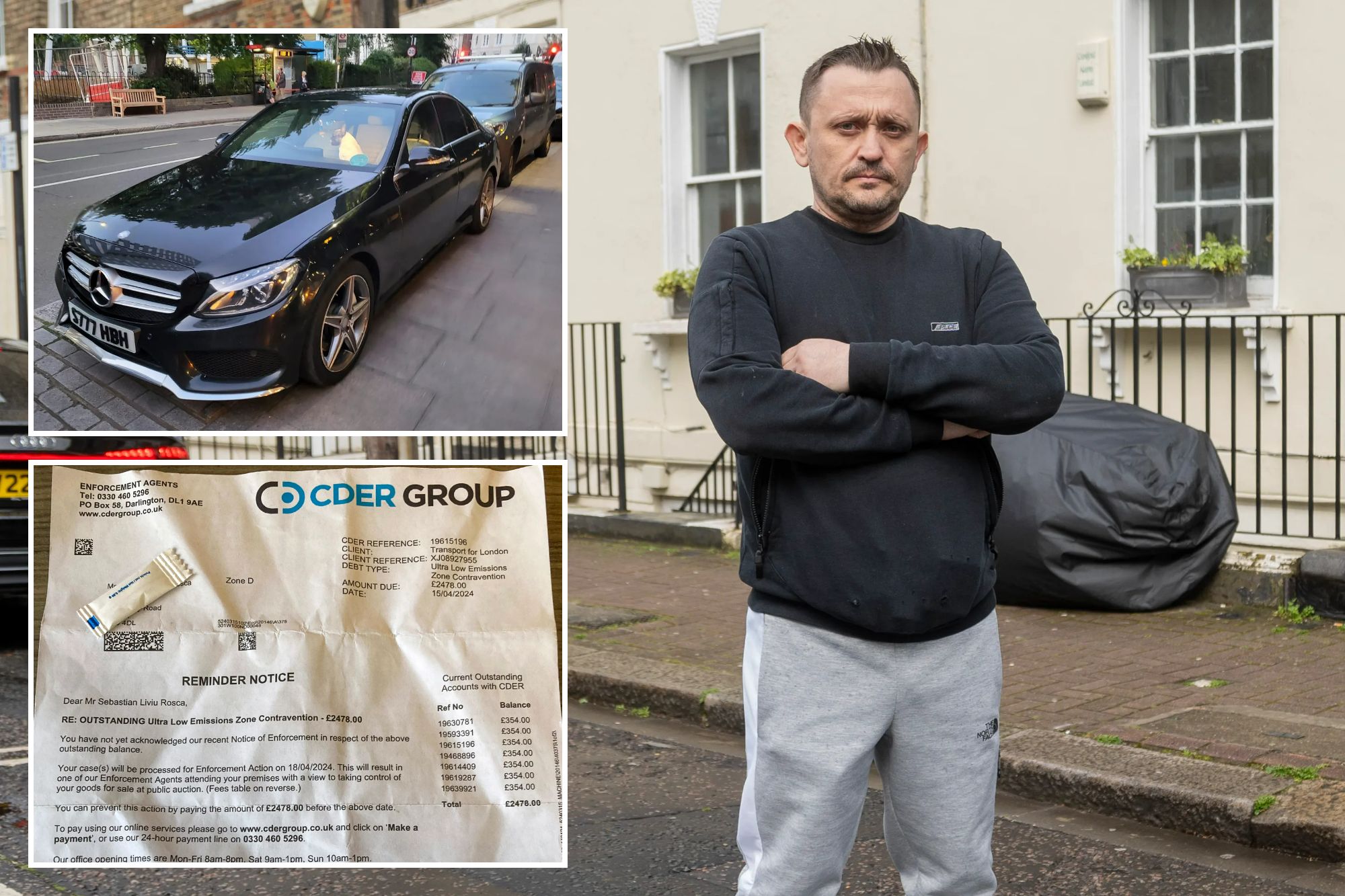 My Merc was taken away & I was fined £2,500 even though I did NOTHING wrong