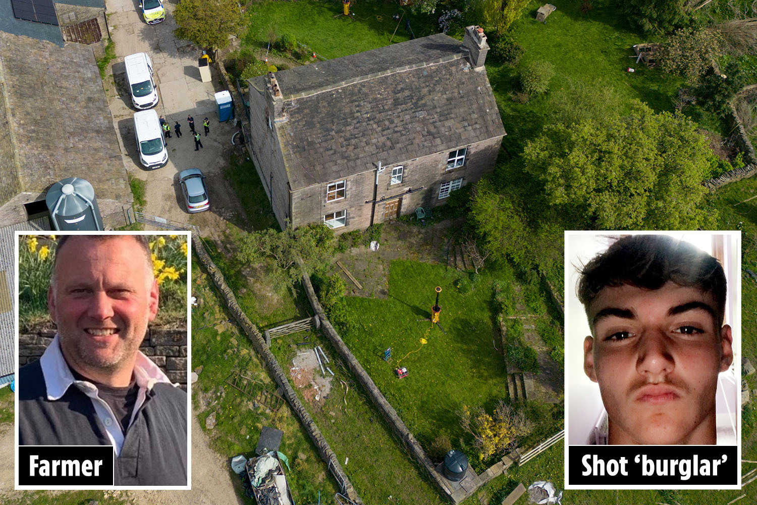 Farmer held for 'shooting burglar dead' reported another raid just hours earlier