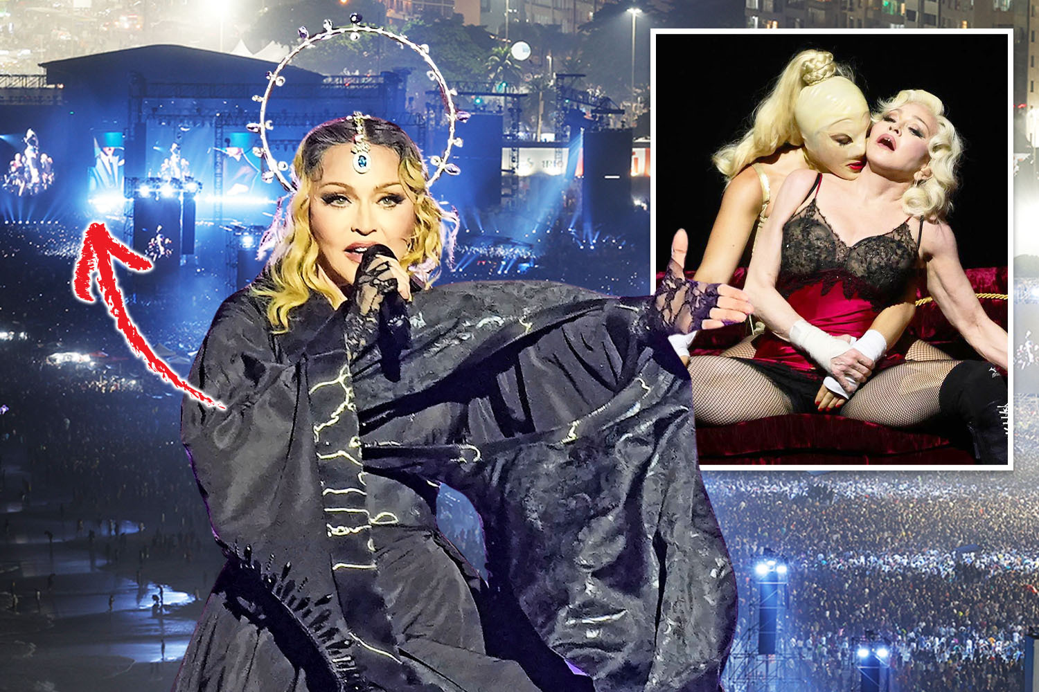 Madonna performs for 1.6MILLION fans in Brazil in last gig of Celebration Tour