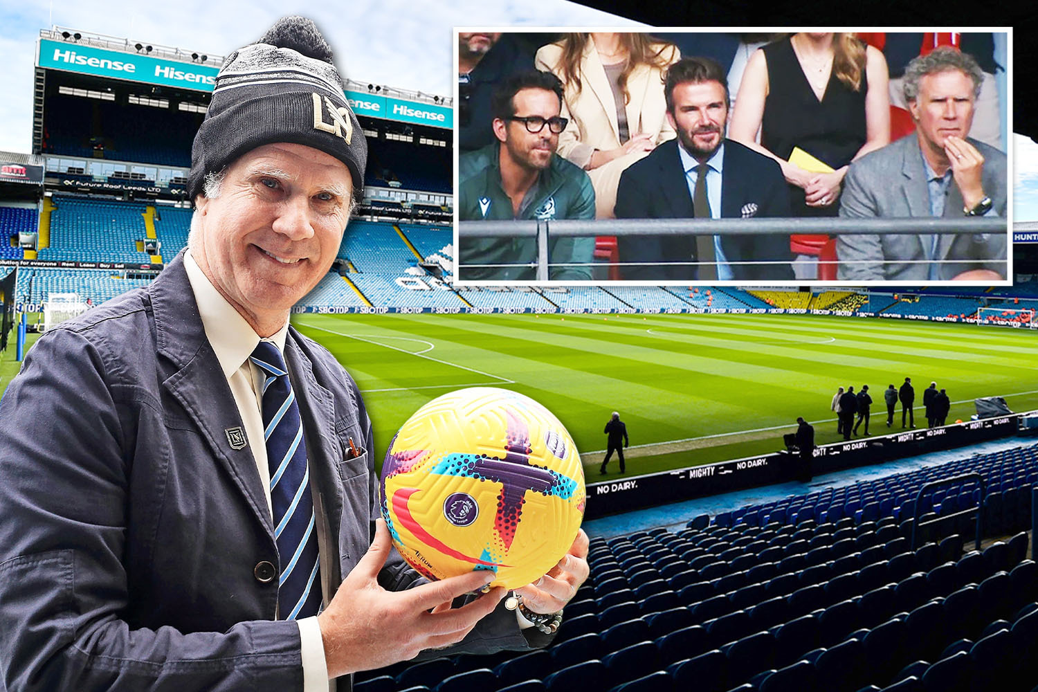 Ferrell buys stake in Leeds United after falling in love with UK football