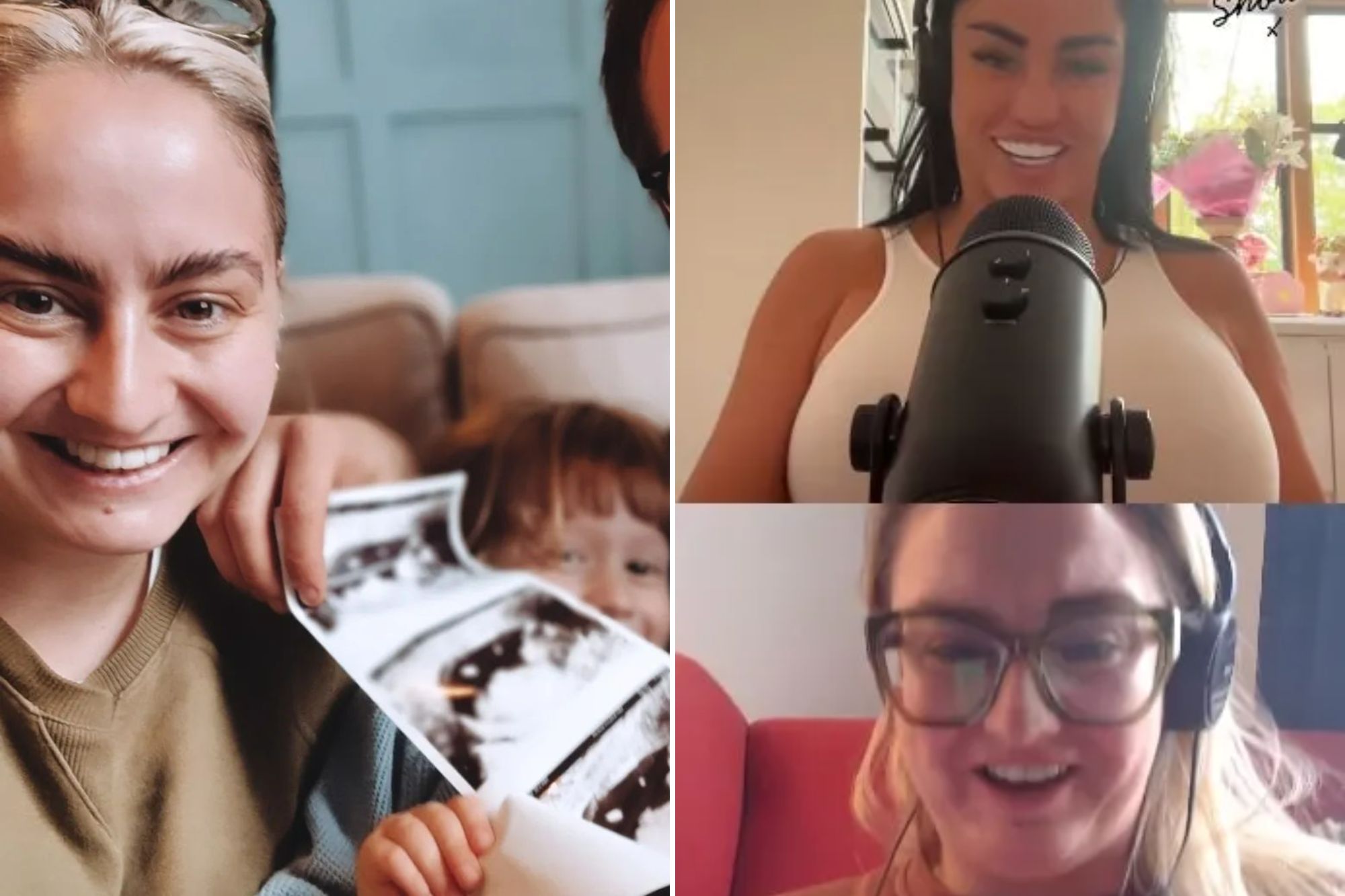 Watch the moment Katie Price's sister Sophie almost lets slip she is pregnant