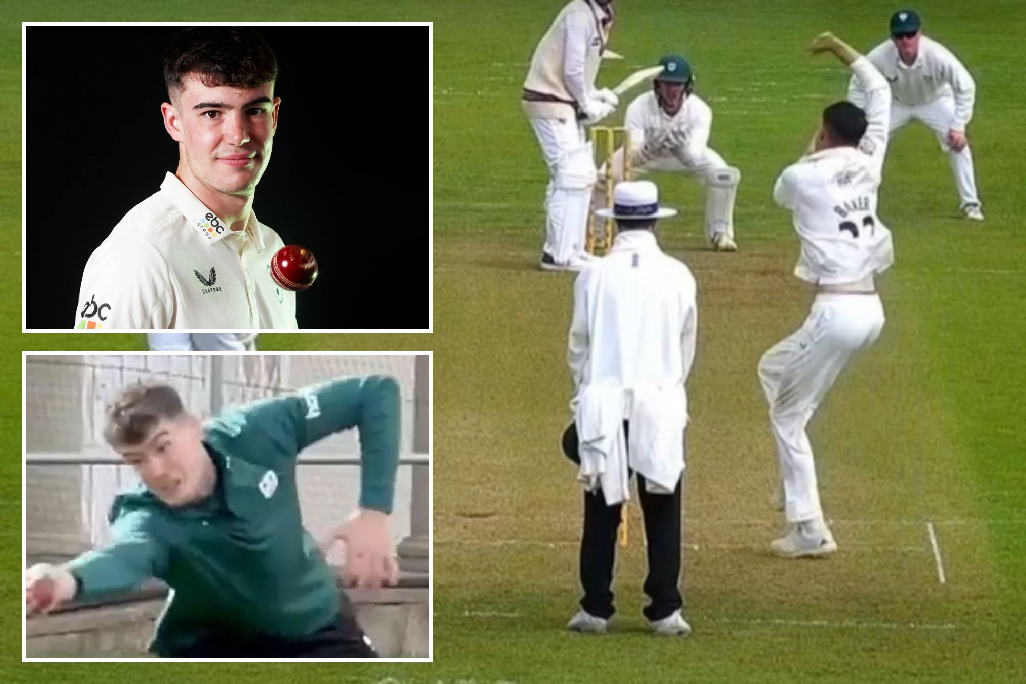 Final video shows cricket star bag three wickets in last match before death