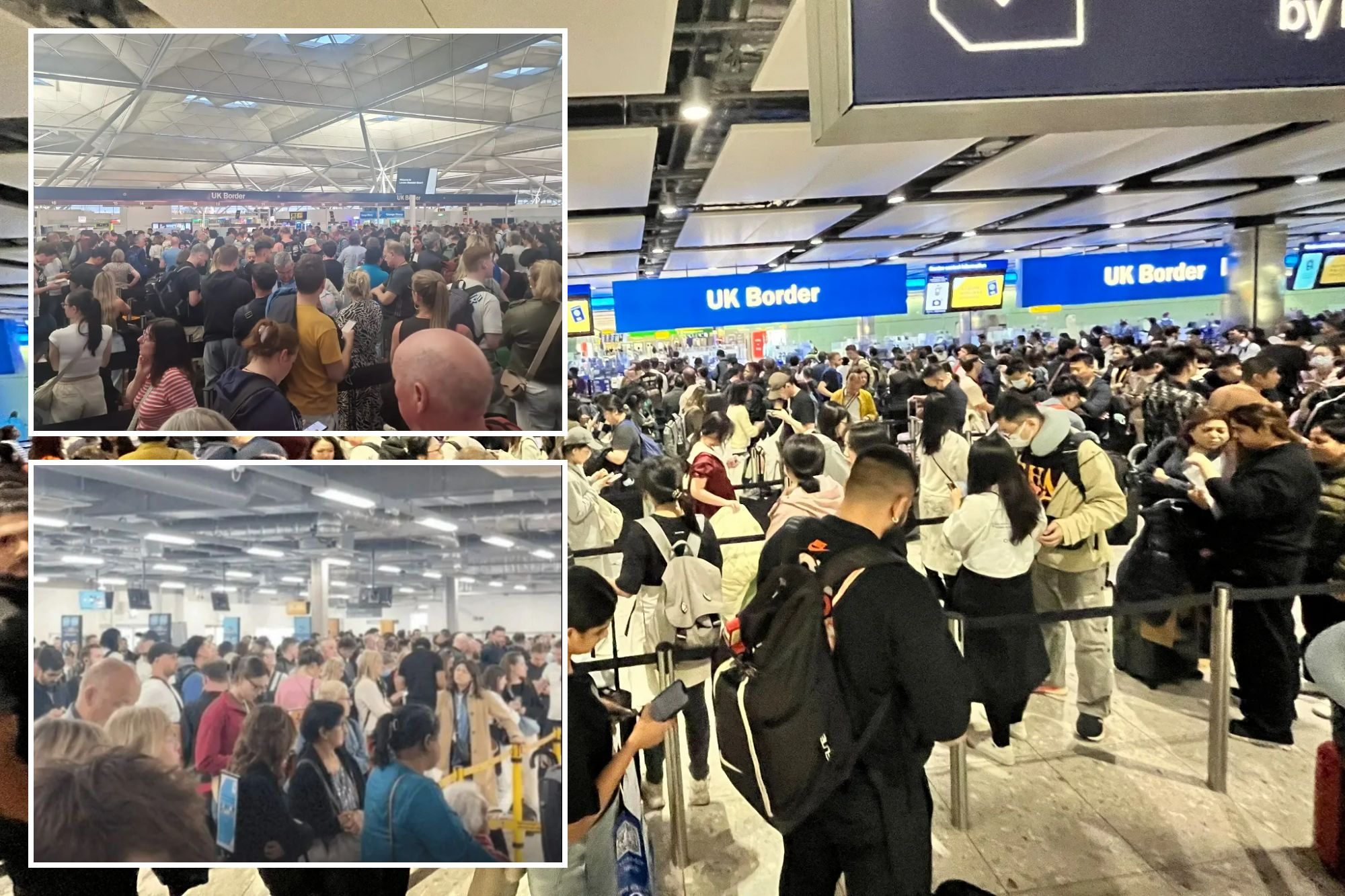 Travel chaos at ALL UK airports as Border Force suffers nationwide IT glitch