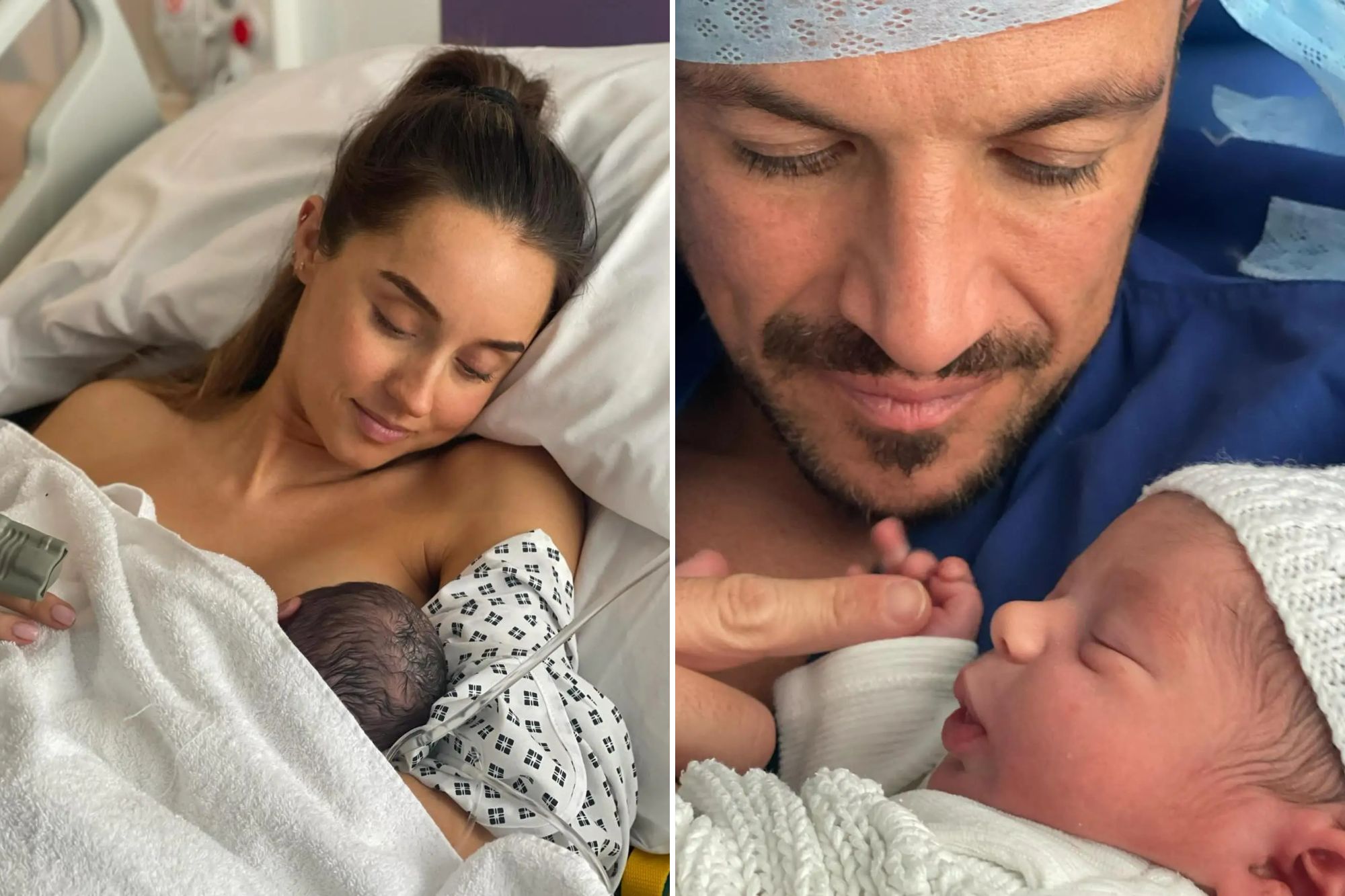 Peter Andre’s wife reveals baby daughter’s name – admitting ‘it’s taken a while’