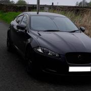 Police have seized a Jaguar XF in the Bradford district