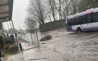 Flooding in Vicar Lane
