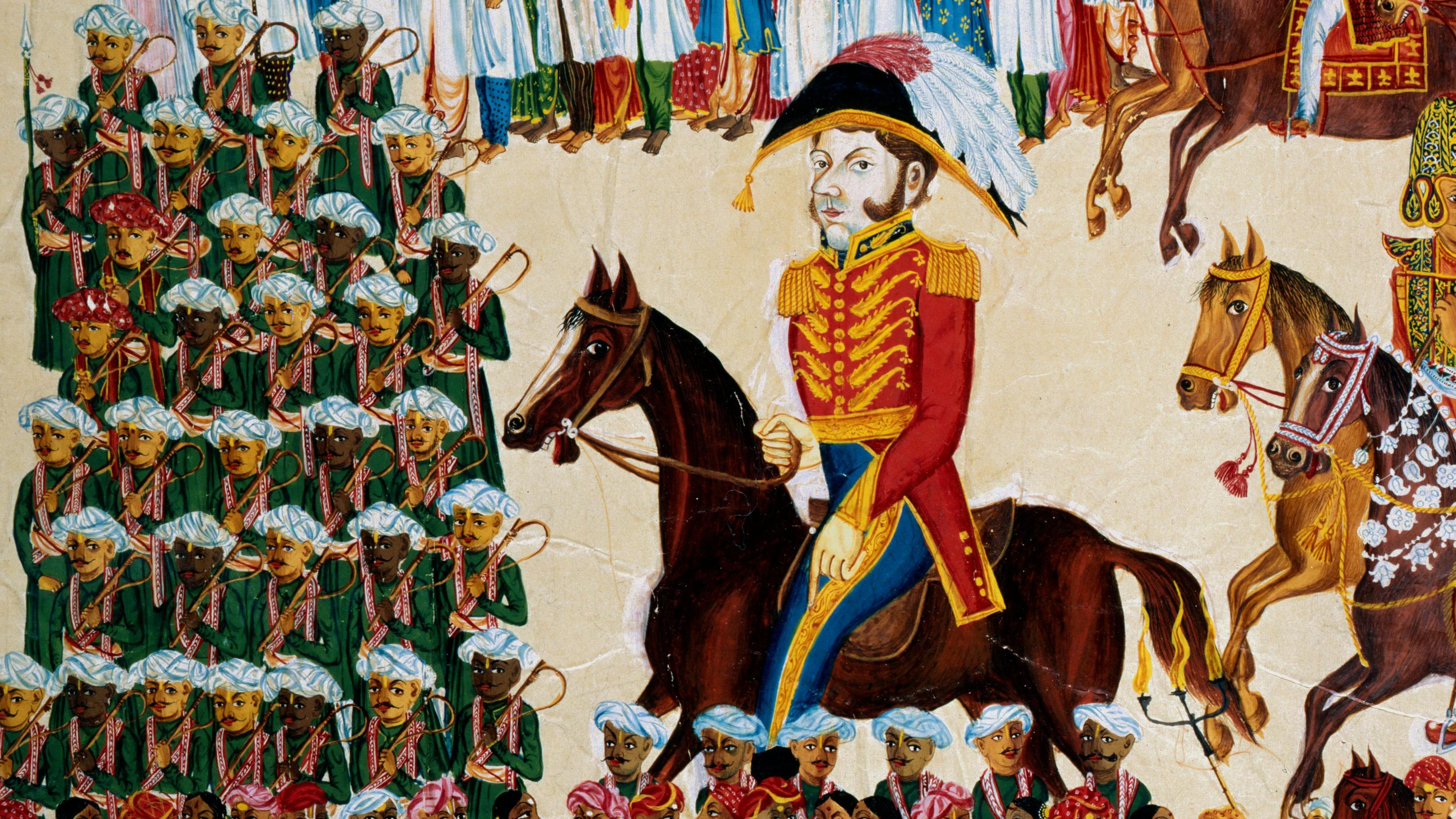 Pomp: an East India Company procession in India, 1825-30