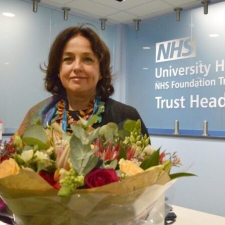 Dame Marianne Griffiths was the chief executive of the NHS hospital trust in Brighton, where 40 patients deaths are now being investigated by police after concerns were raised by whistleblowers