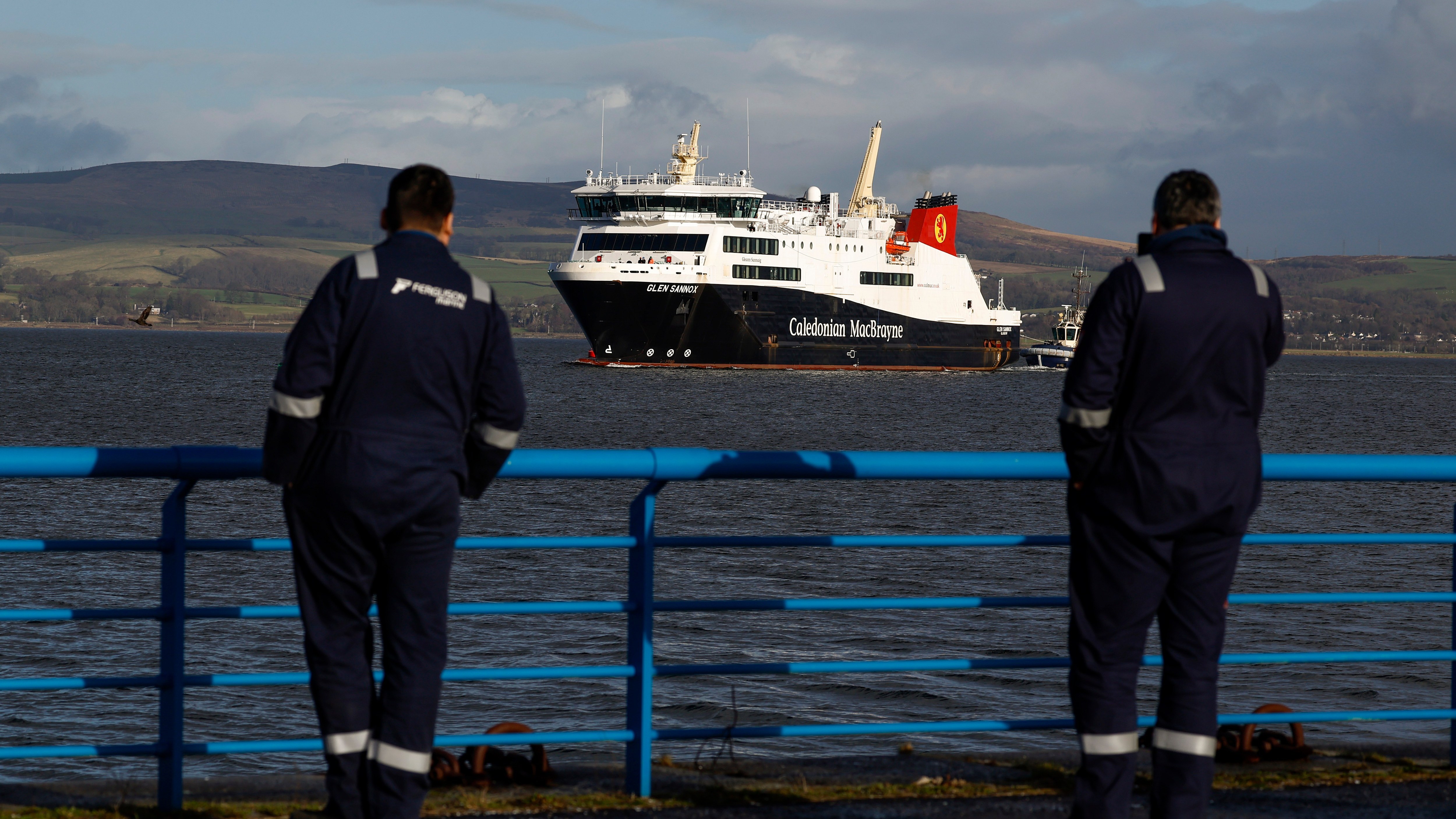 The new Glen Sannox dual-fuel ferries may have to rely on diesel until quayside fuelling logistics are solved