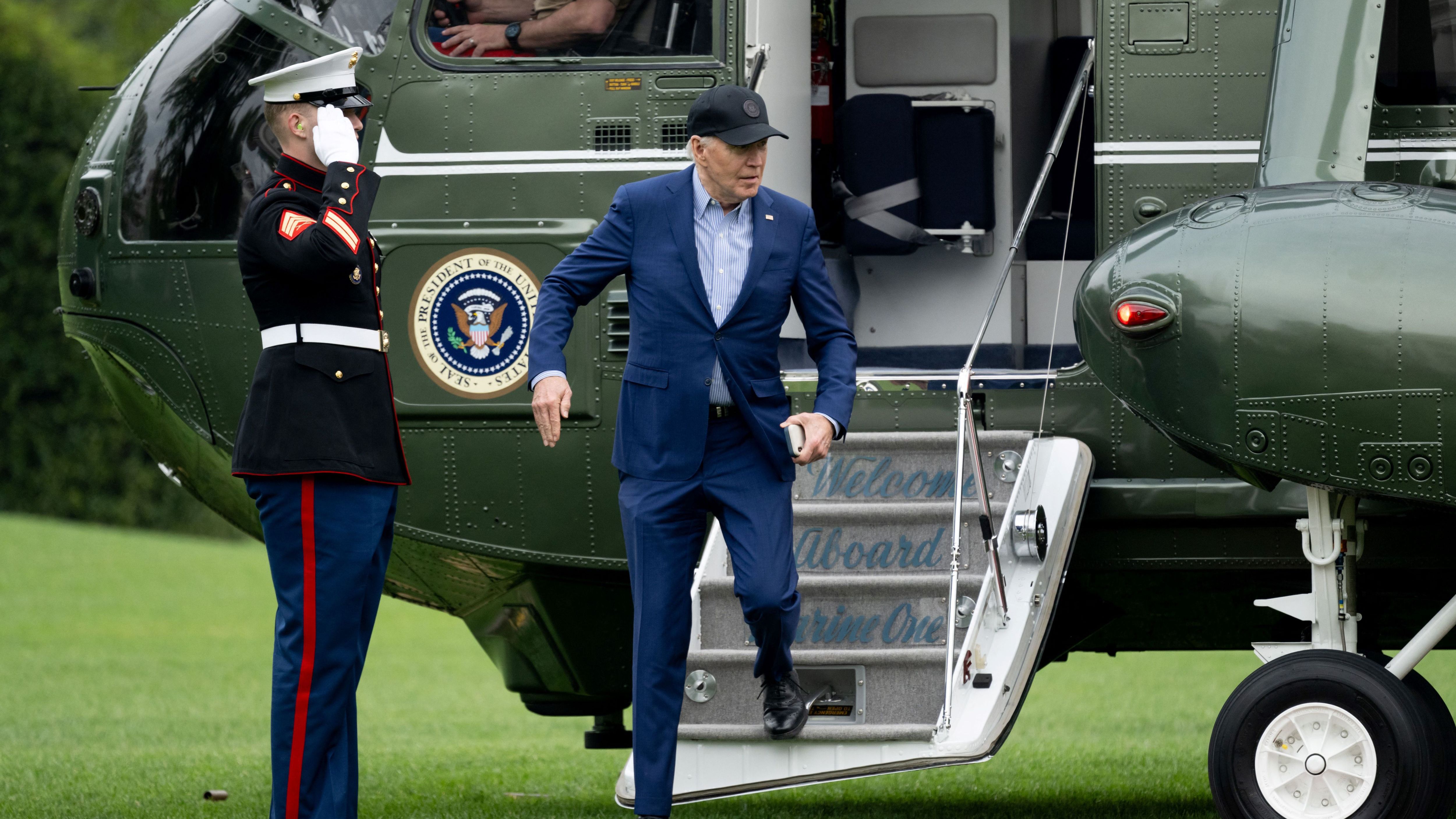 President Biden’s staff fear getting in and out of transport carries the risk of a gaffe