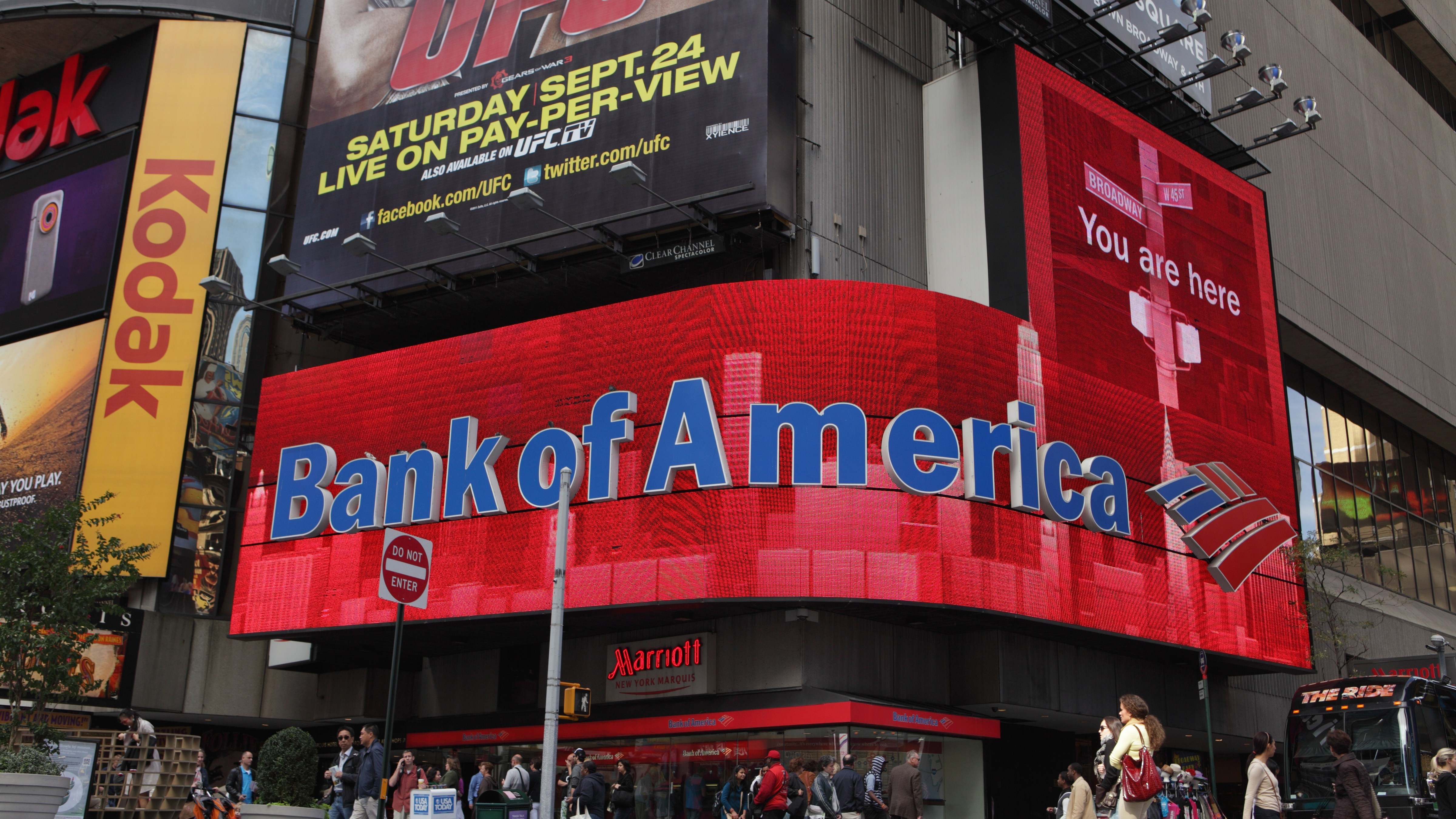 Bank of America  is one of the four largest banks in the United States and as such has a high profile with investors