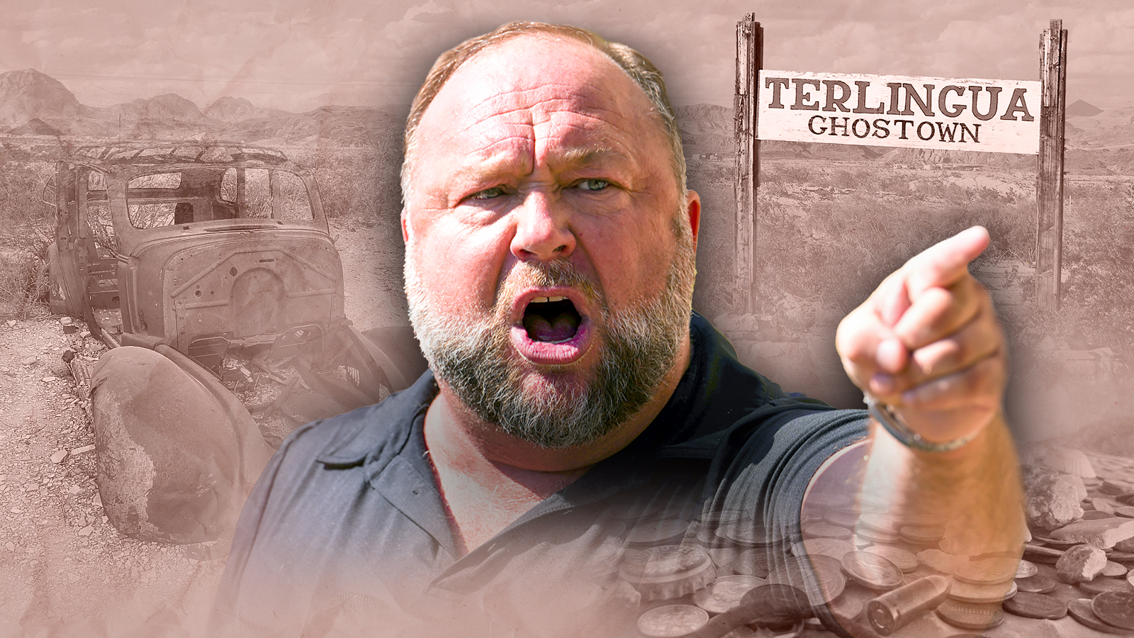 Alex Jones has joined the outcasts and eccentrics who have found a home in the self-declared ghost town