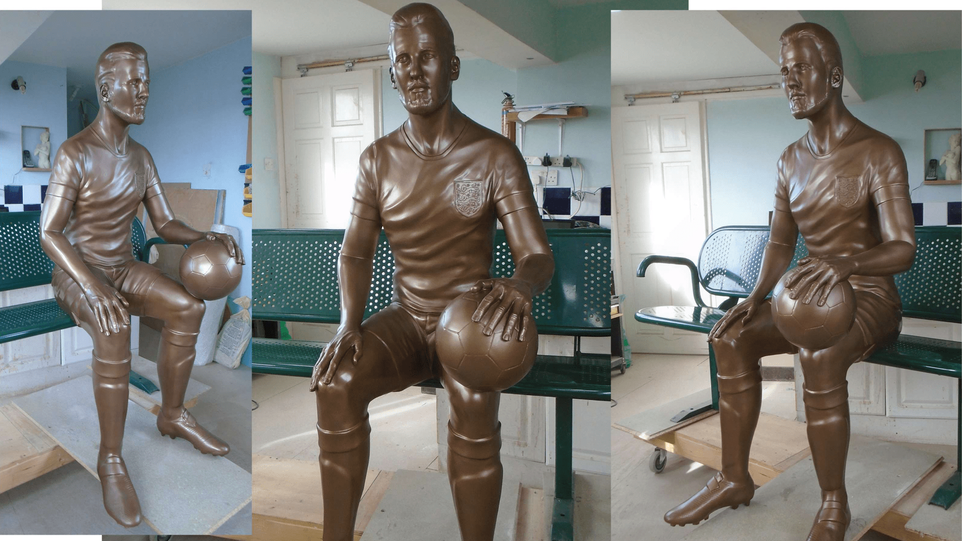 First glimpse of secret Harry Kane statue that can’t score a home