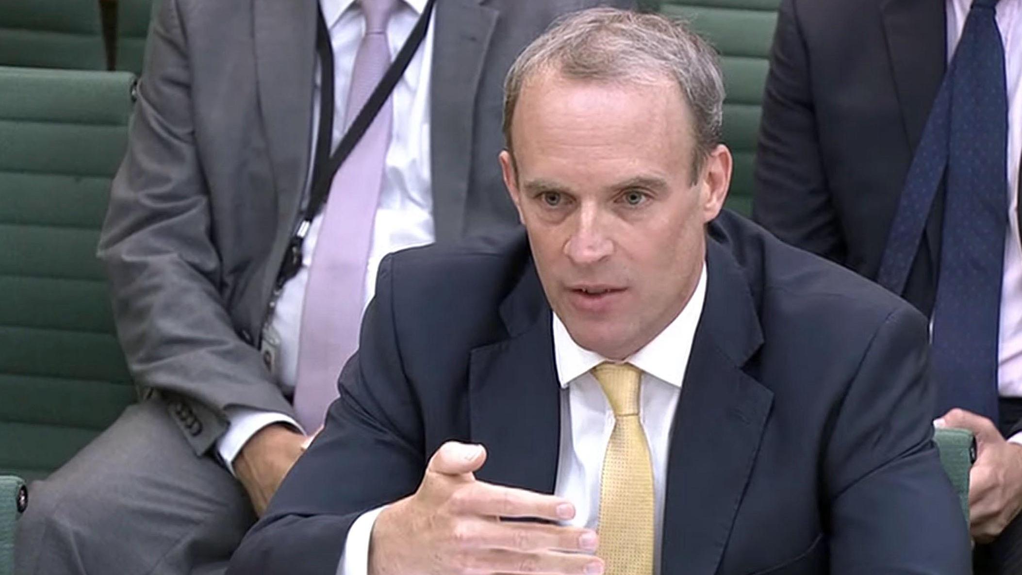 Raab was warned of threat two weeks before he went on holiday