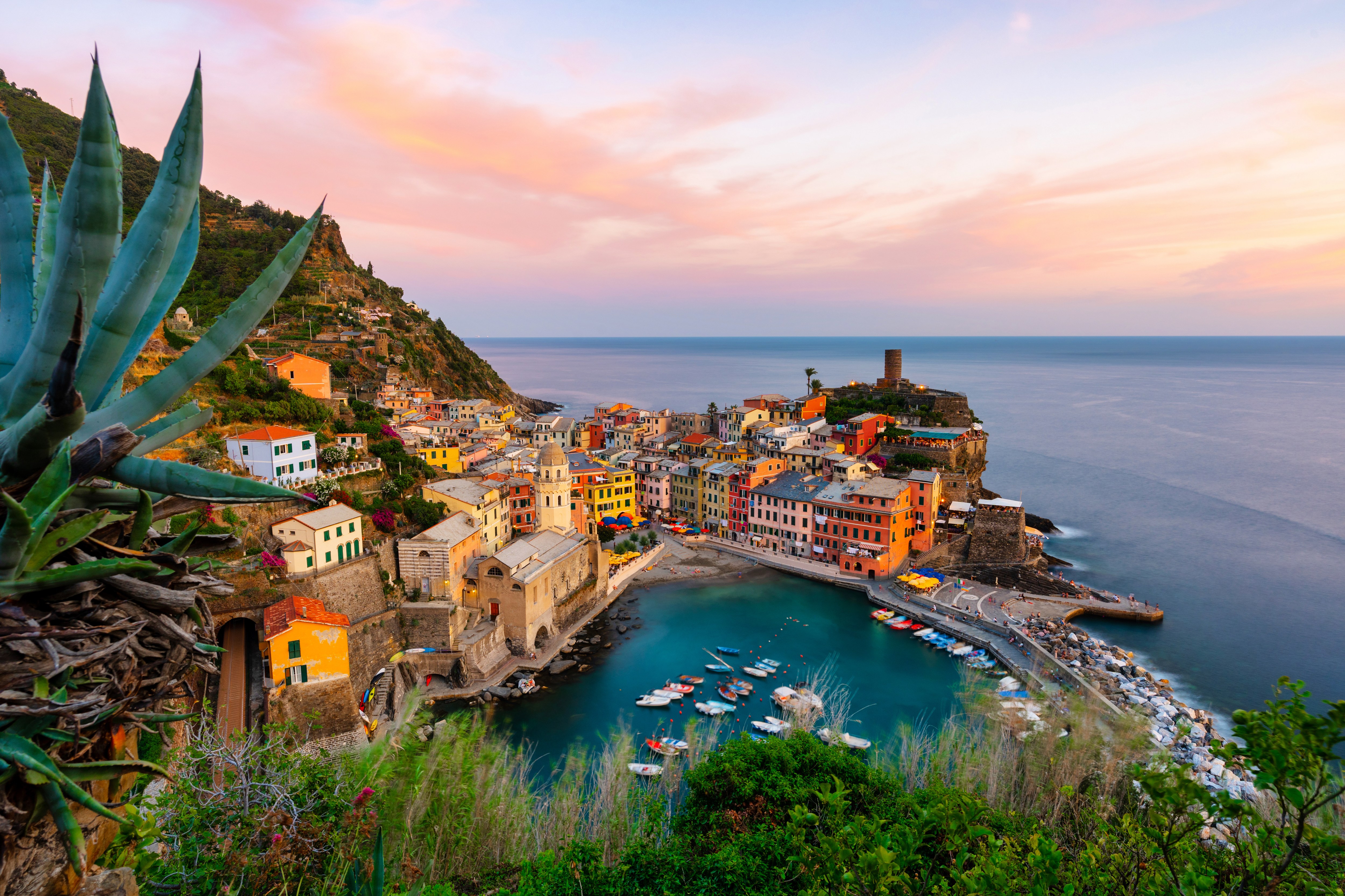 Vernazza in Liguria, northern Italy