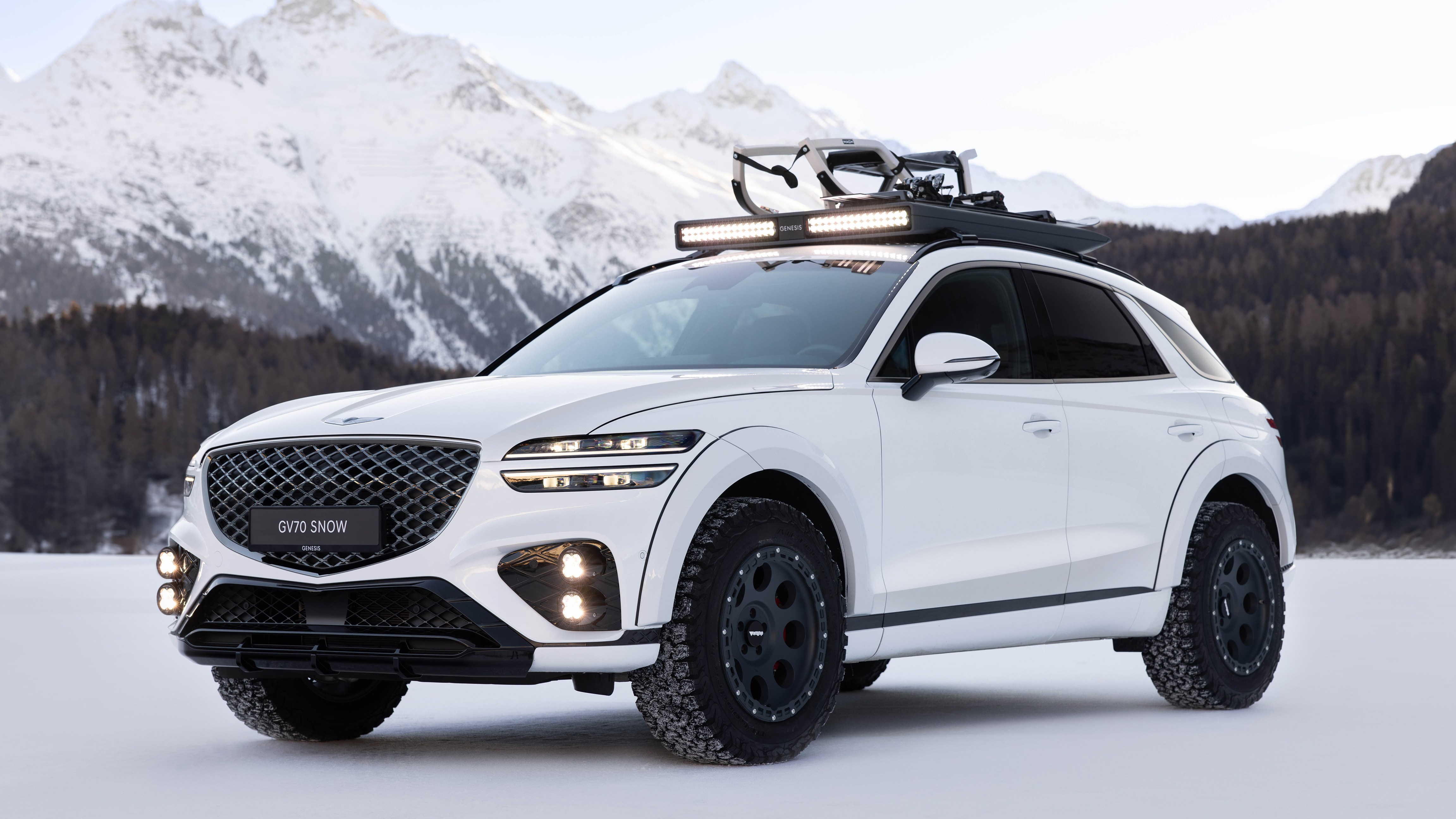 An SUV with an arctic mode — the intrepid Genesis GV70 Snow