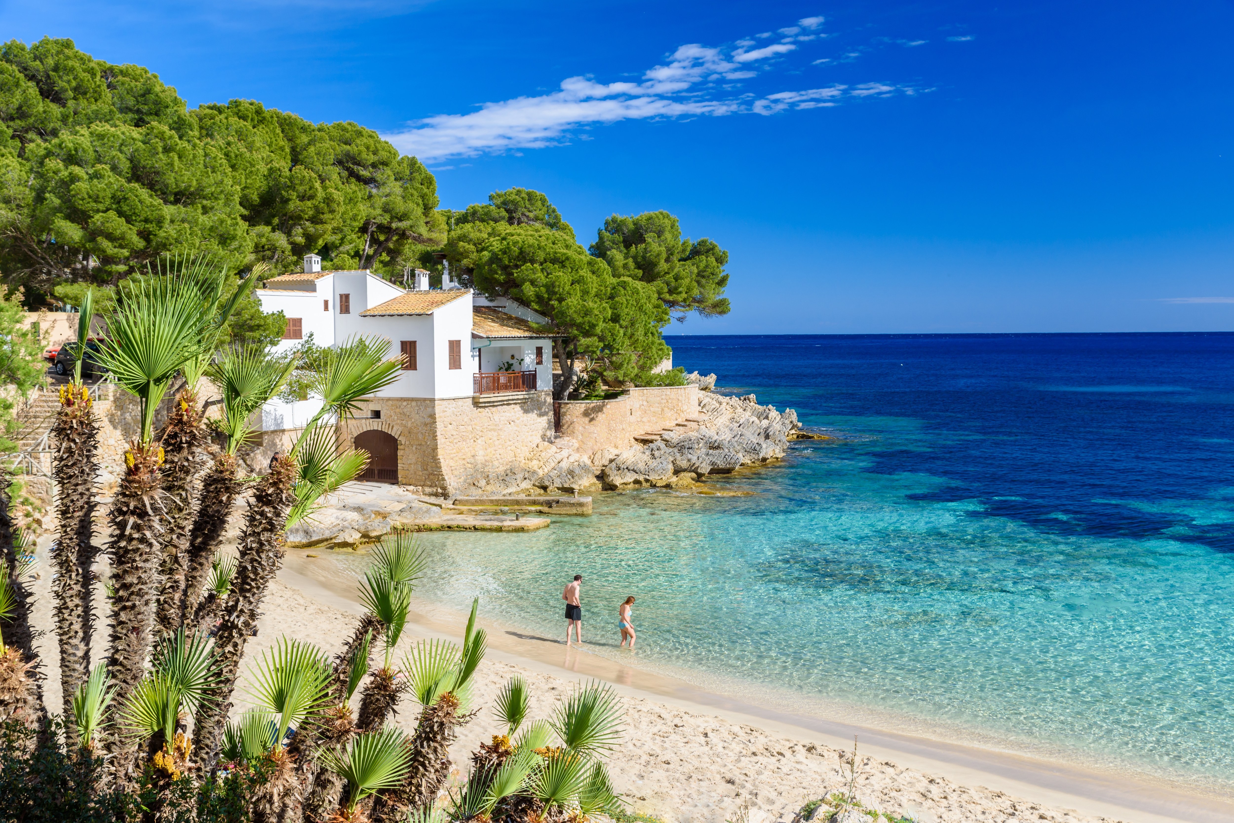 Cala Gat at Ratjada – beautiful beach and coast of Mallorca, Spain