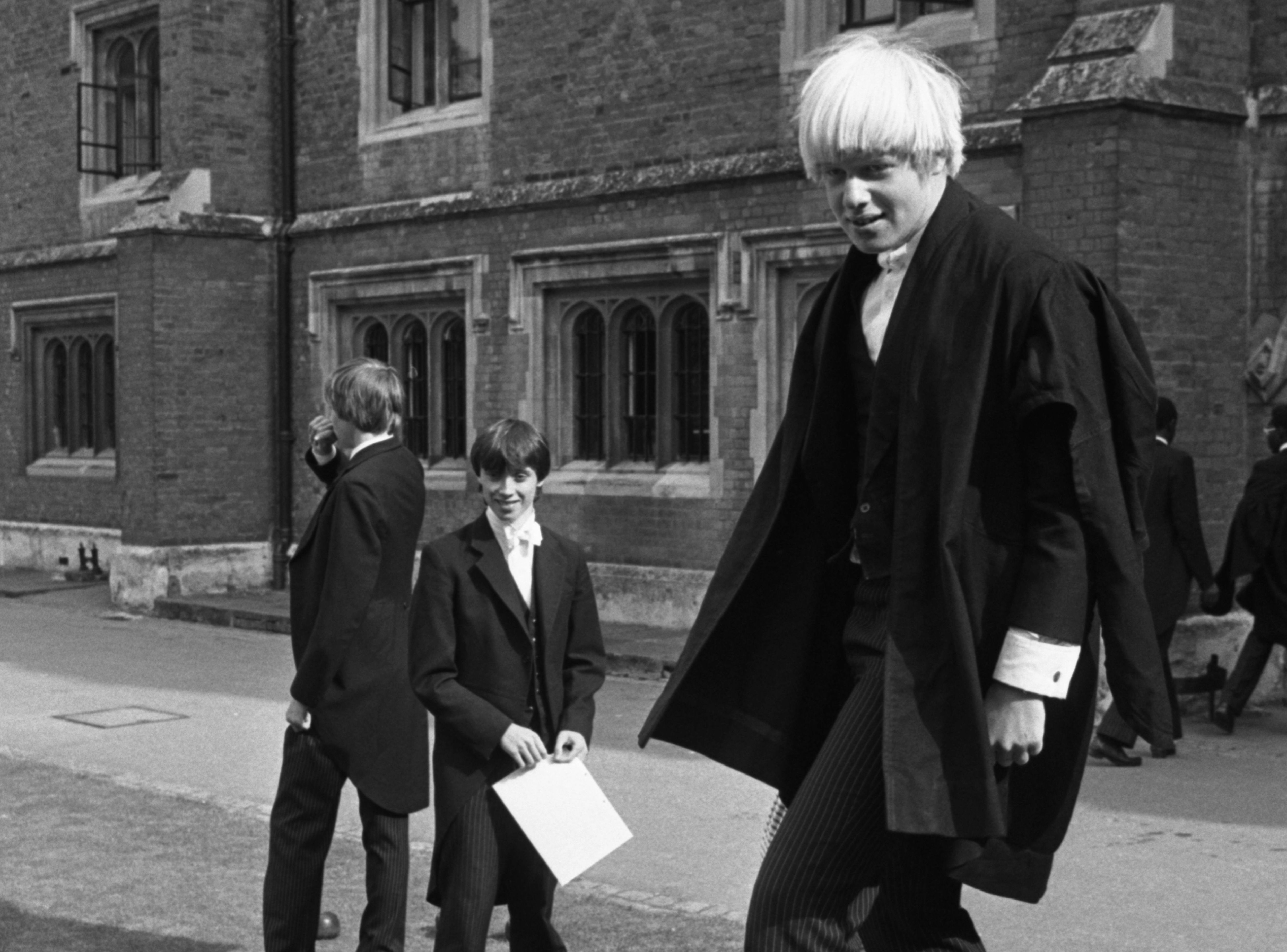 15-year-old Boris Johnson at Eton School in 1979