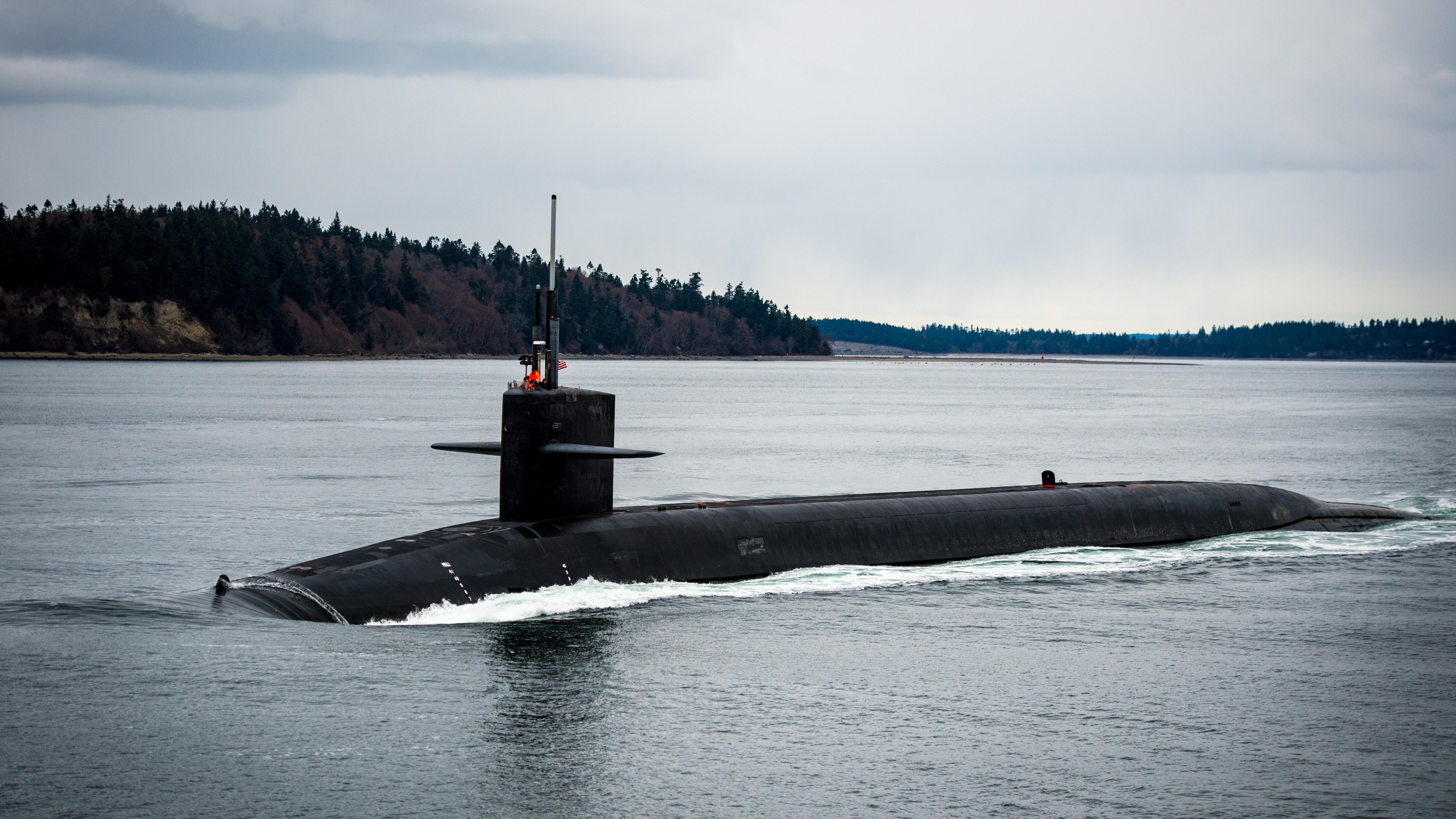 US nuclear sub surfaces in South Korea for first time since height of Cold War