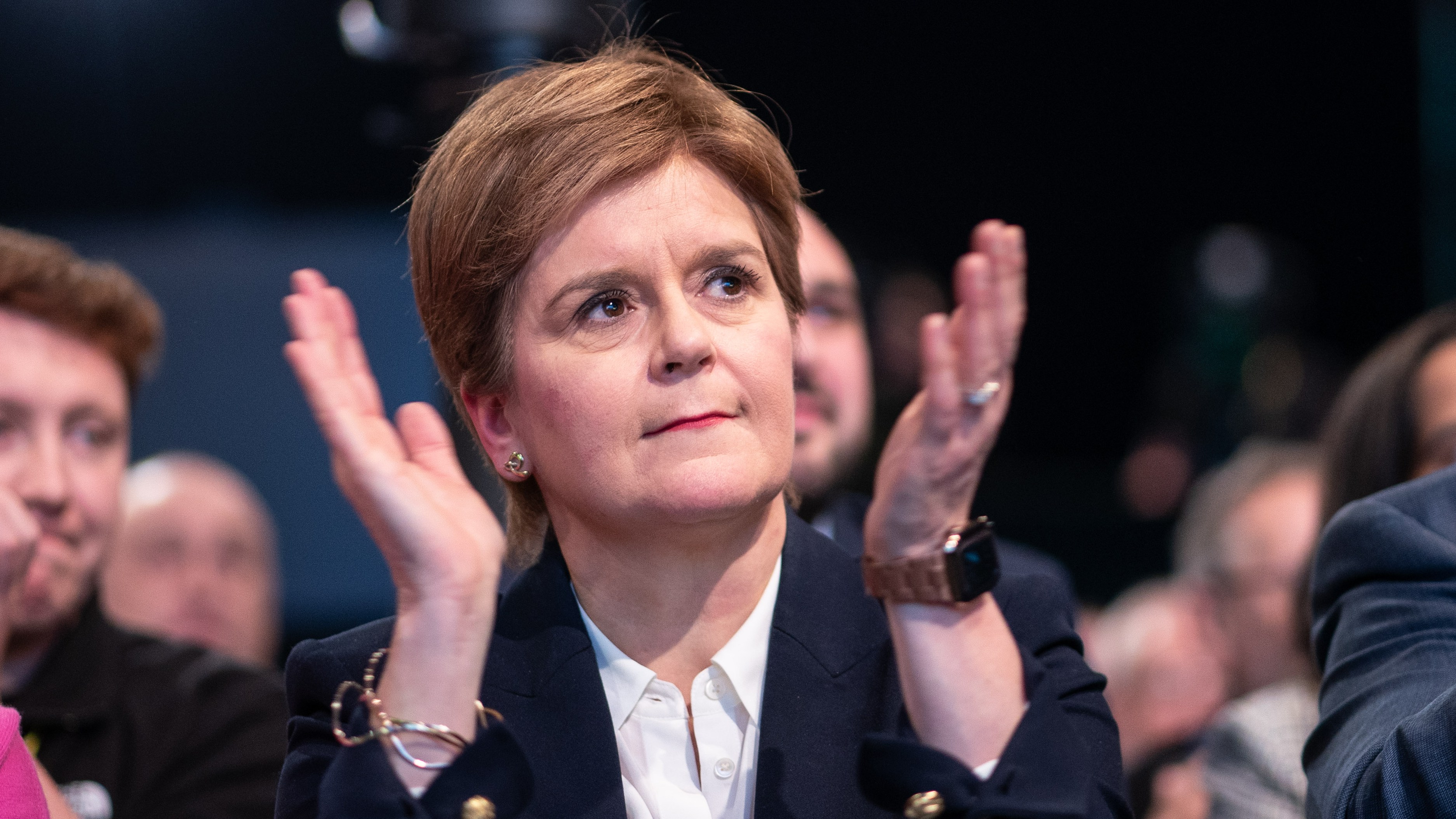 Sturgeon makes surprise appearance at SNP conference