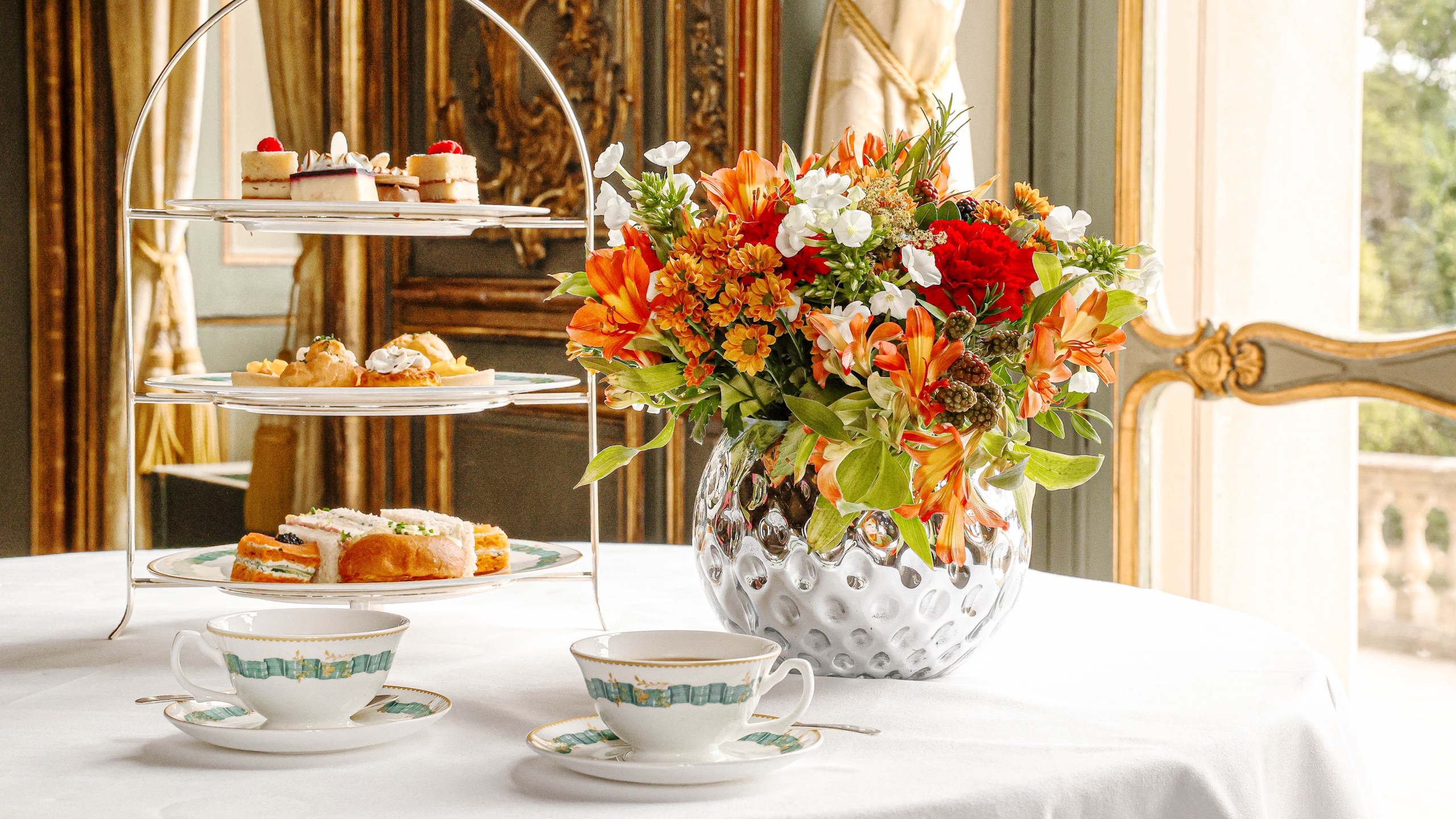 Afternoon tea at Cliveden House