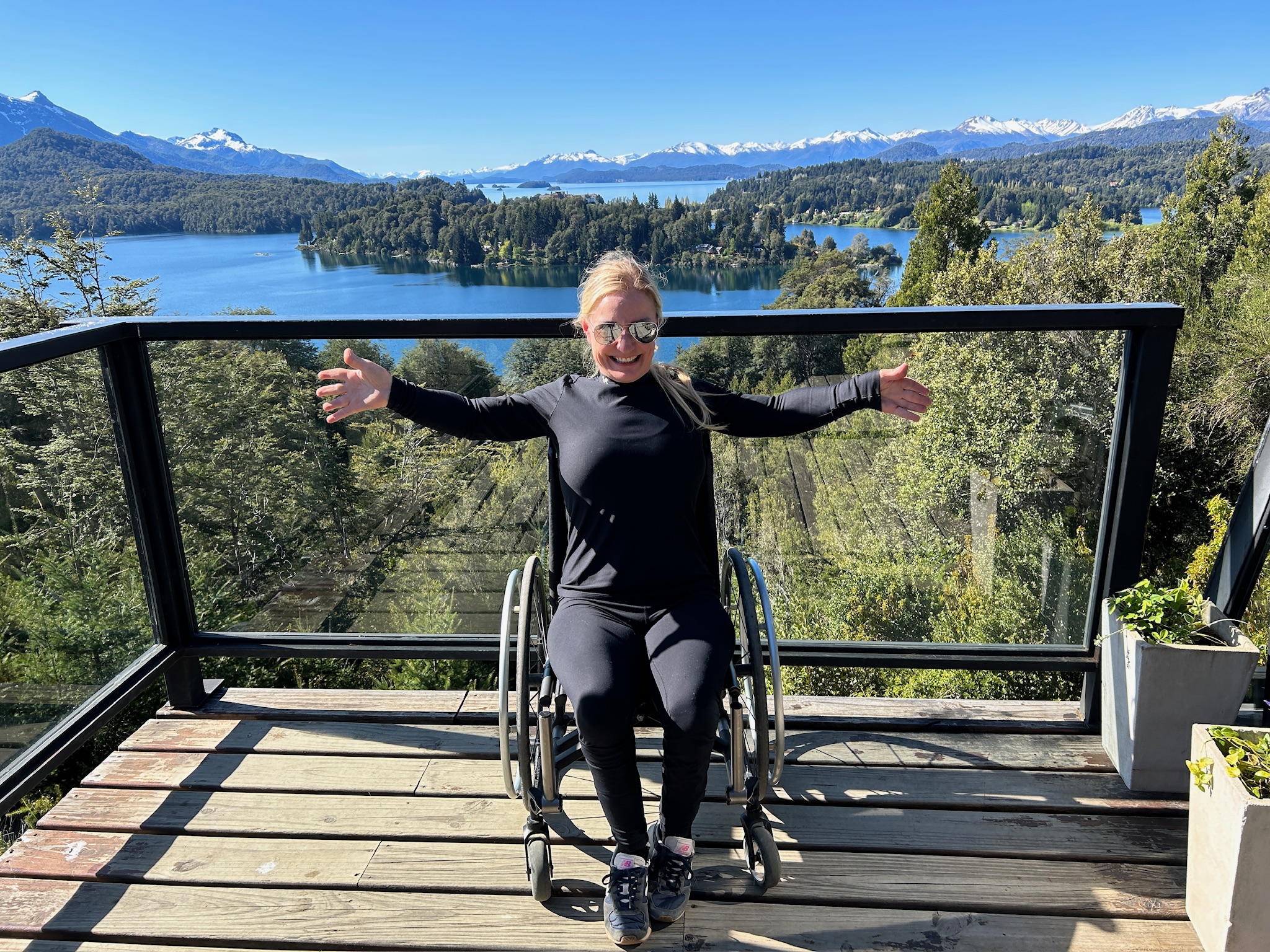 Renee Bruns in Bariloche, Argentina