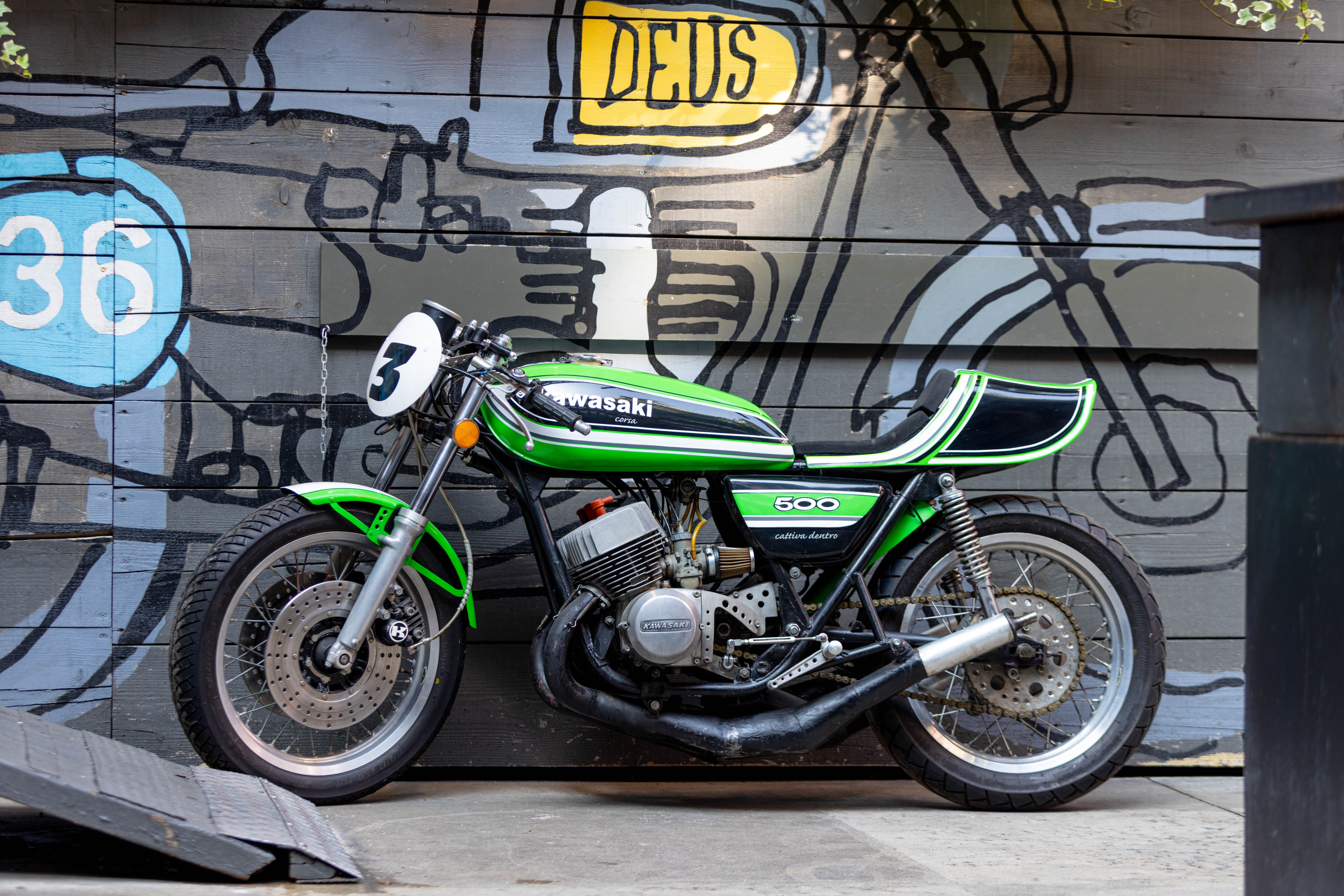 A Kawasaki 500 by Deus