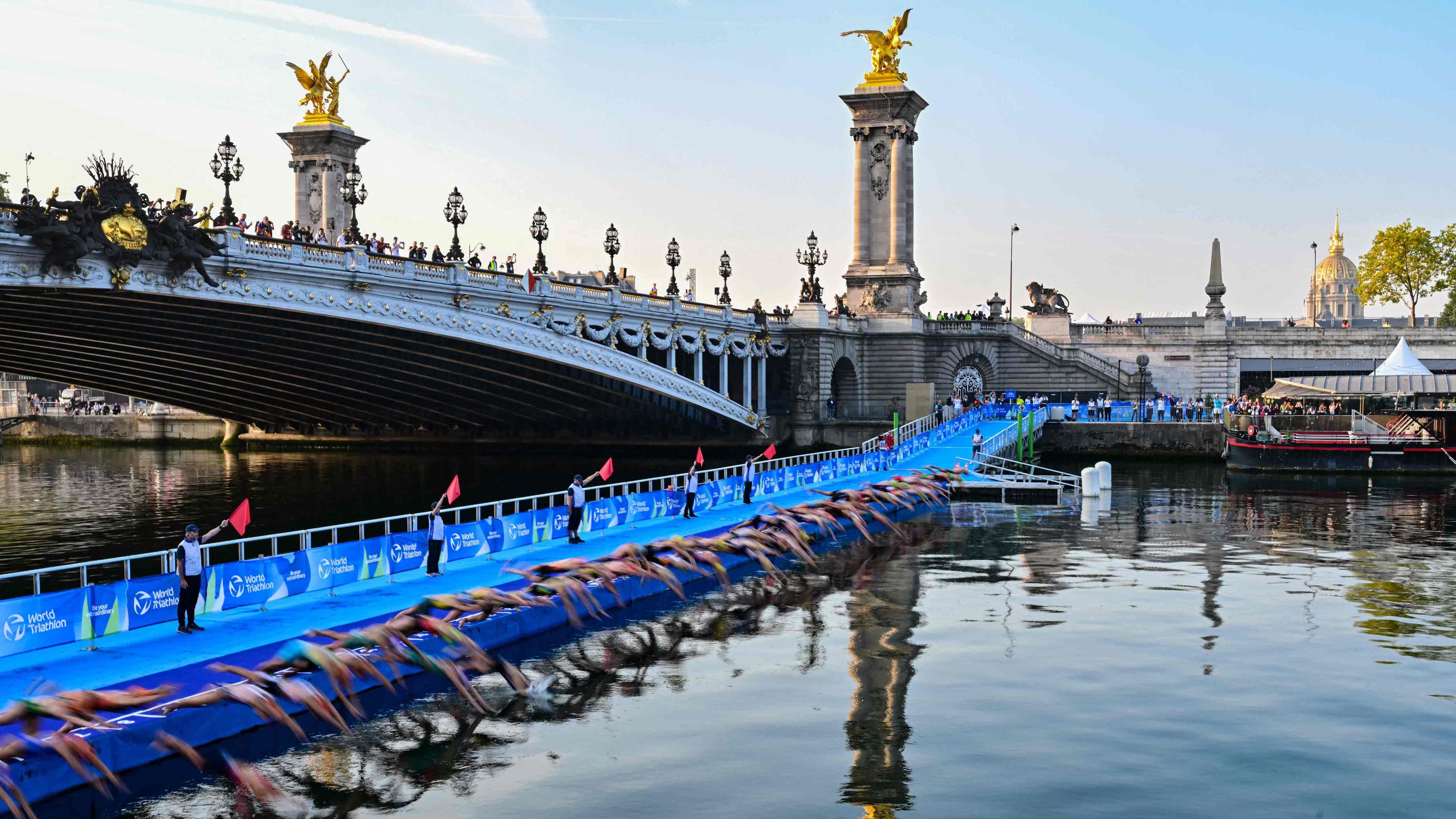 Olympic triathlon could become a duathlon if Seine is polluted
