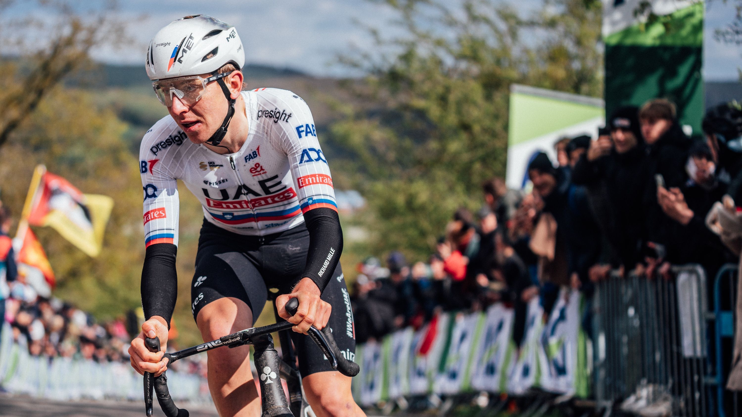 Pogacar beat second-placed Bardet by 1min 39sec at Liège-Bastogne-Liège this week after attacking with 34km to go