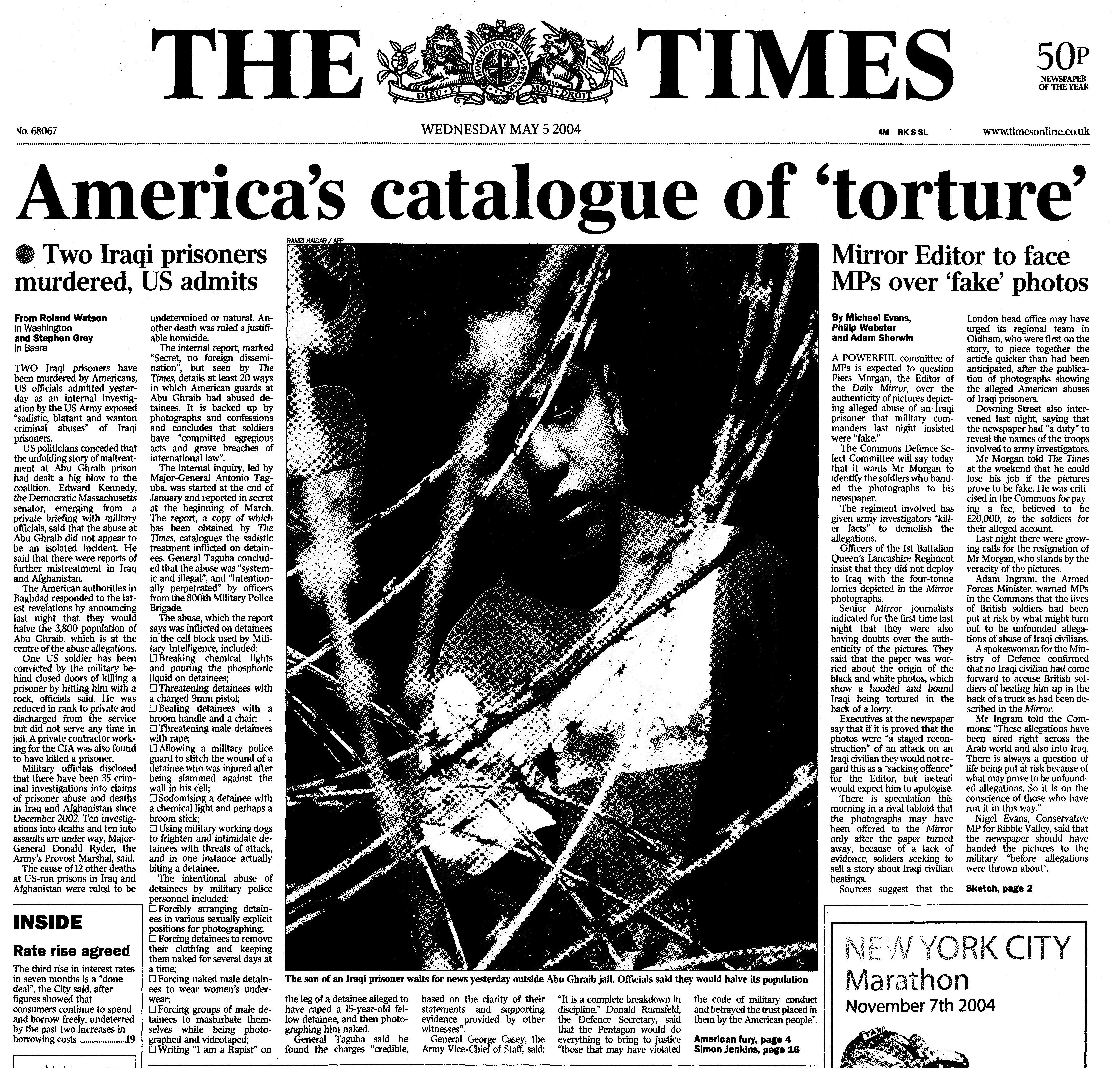 How The Times reported the abuse — if viewing on a mobile device, select the image to zoom in