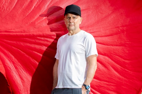 Marc Quinn, 60, with his sculpture Burning Desire, at Kew Gardens in London. “I reached the stage where I had to get sober or die. I did no work for a year — it was terrifying”