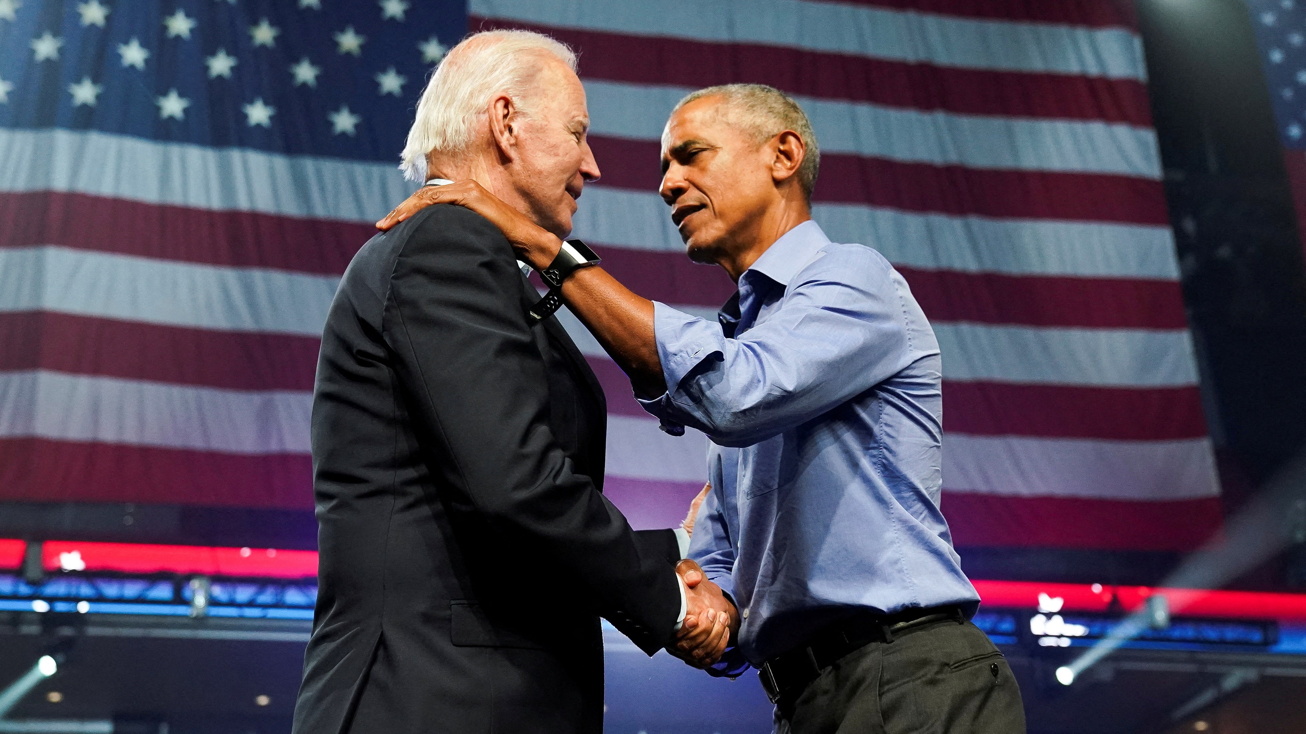 A complicated double act: can Obama save Biden’s election campaign?