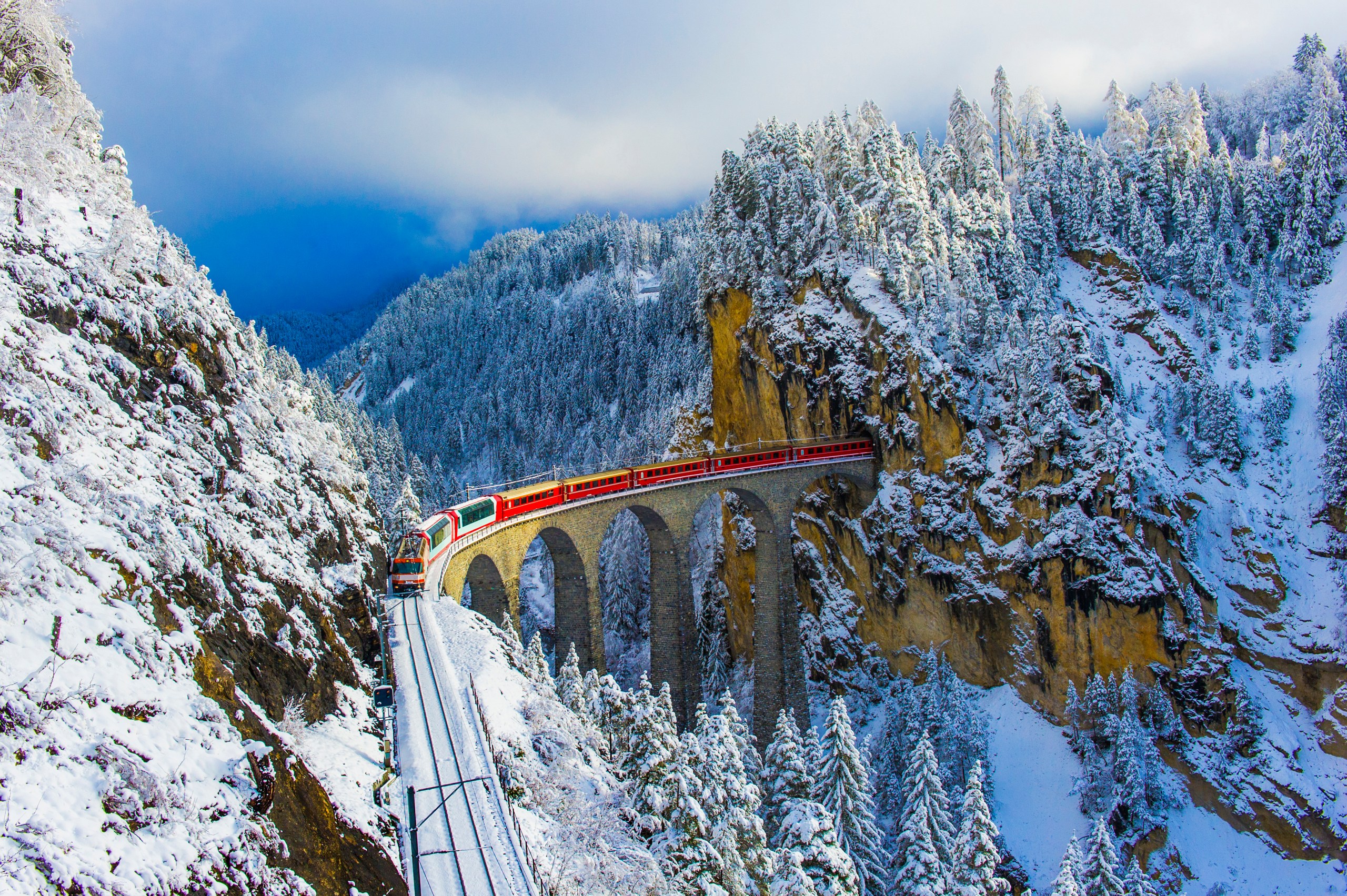 Landwasser Viaduct in Switzerland (Getty Images)