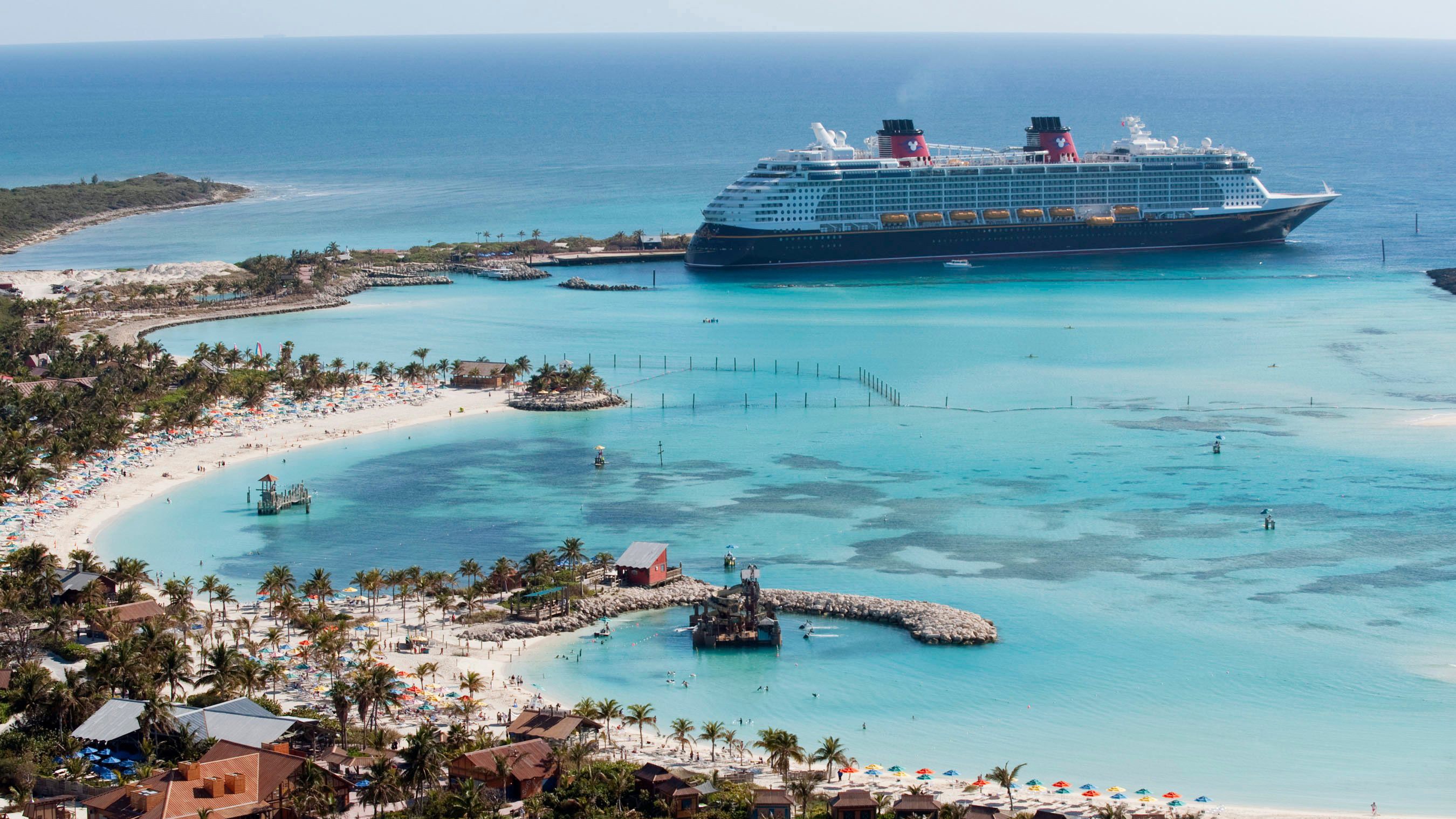 Disney Dream at Castaway Cay in the Bahamas