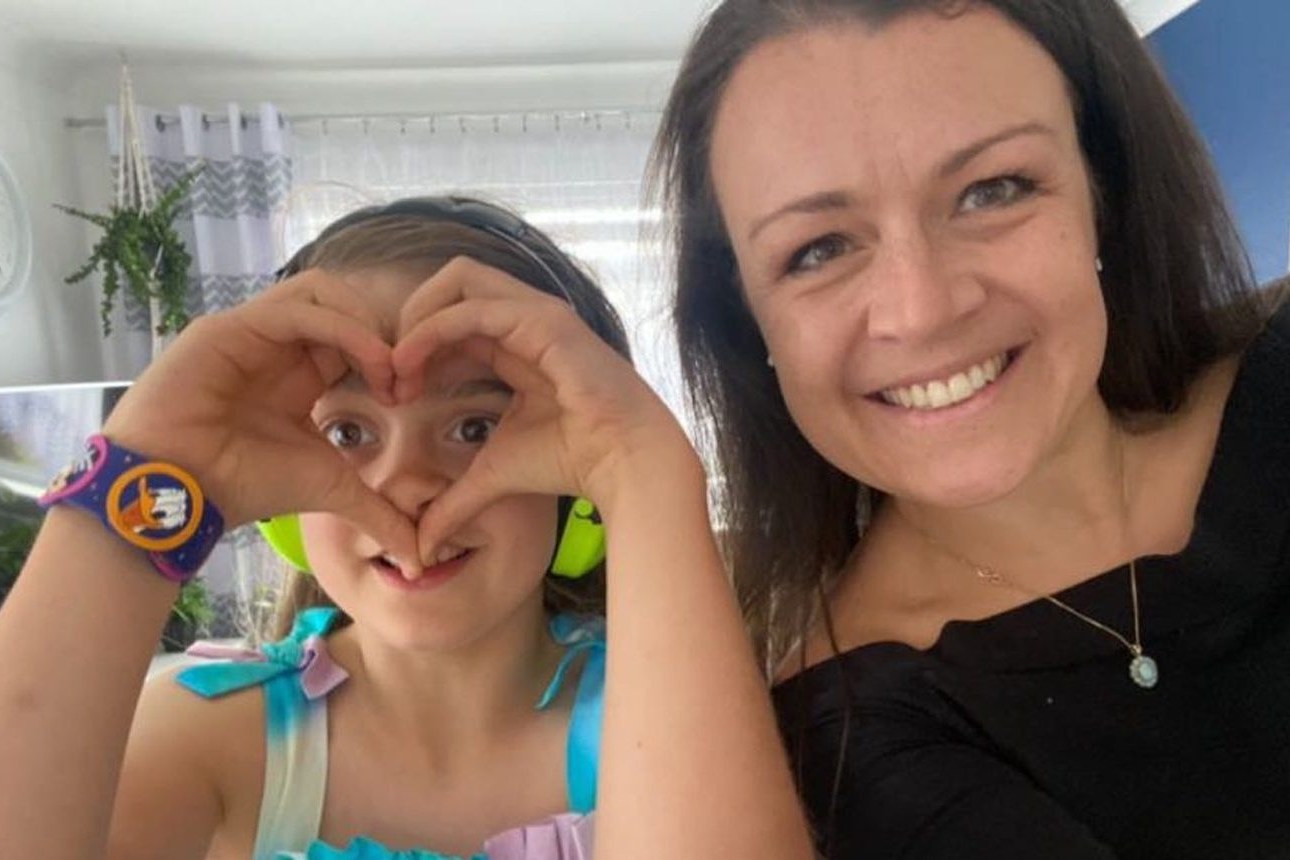 Natalie Pinnell said she was heartbroken that other parents were offered school photographs without her daughter Erin in them