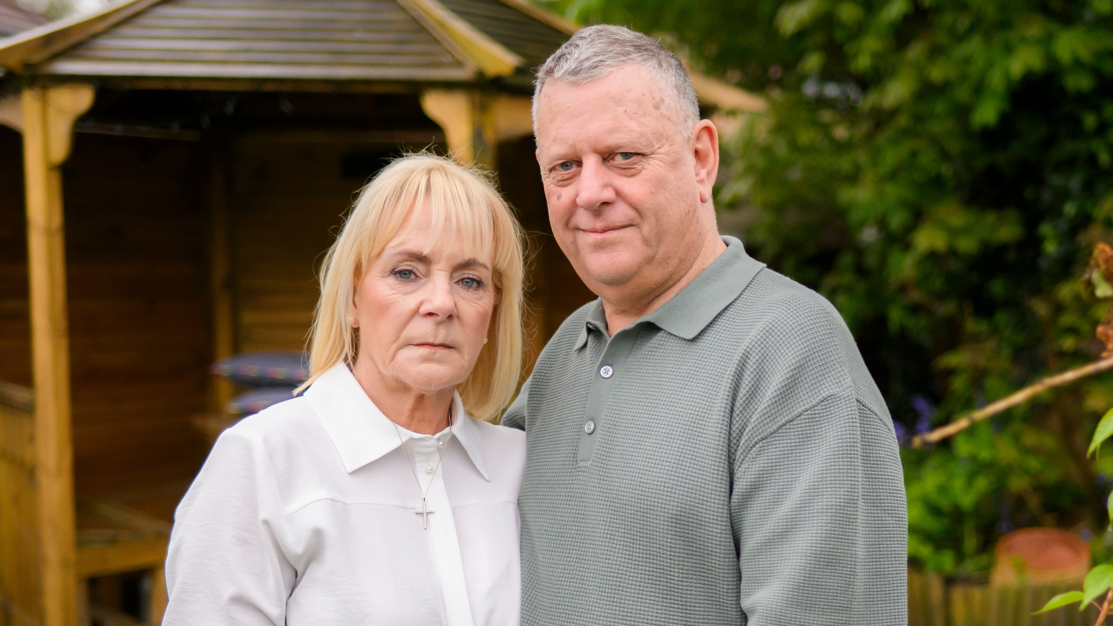 Janet and Gary Furlong, whose son James was fatally stabbed in Reading