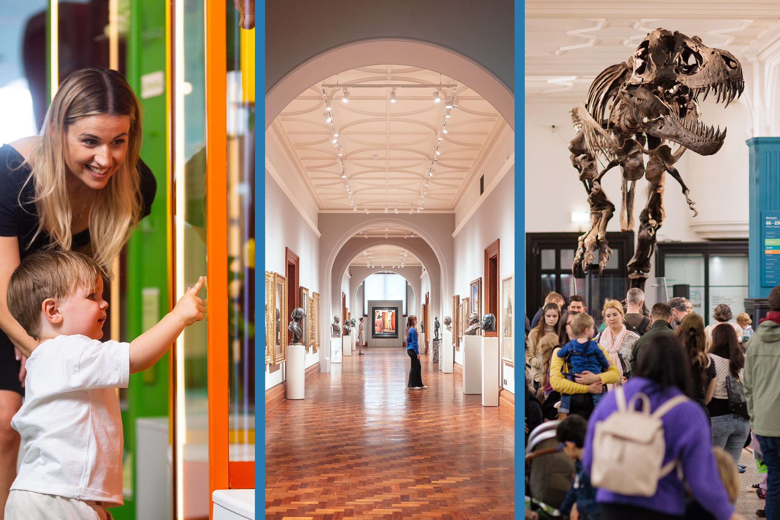 The Young V&A; the National Portrait Gallery; Manchester Museum