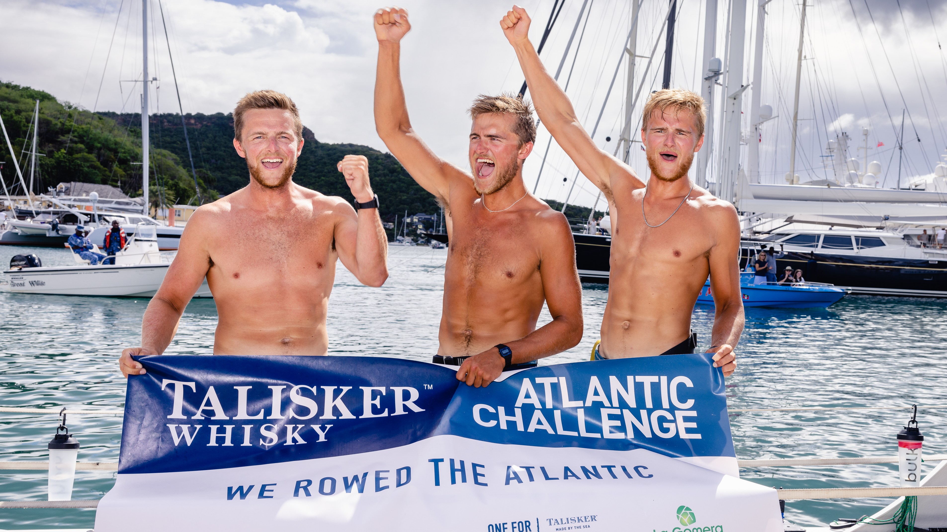 Brothers row Atlantic quicker than Dad — and land £5 bet