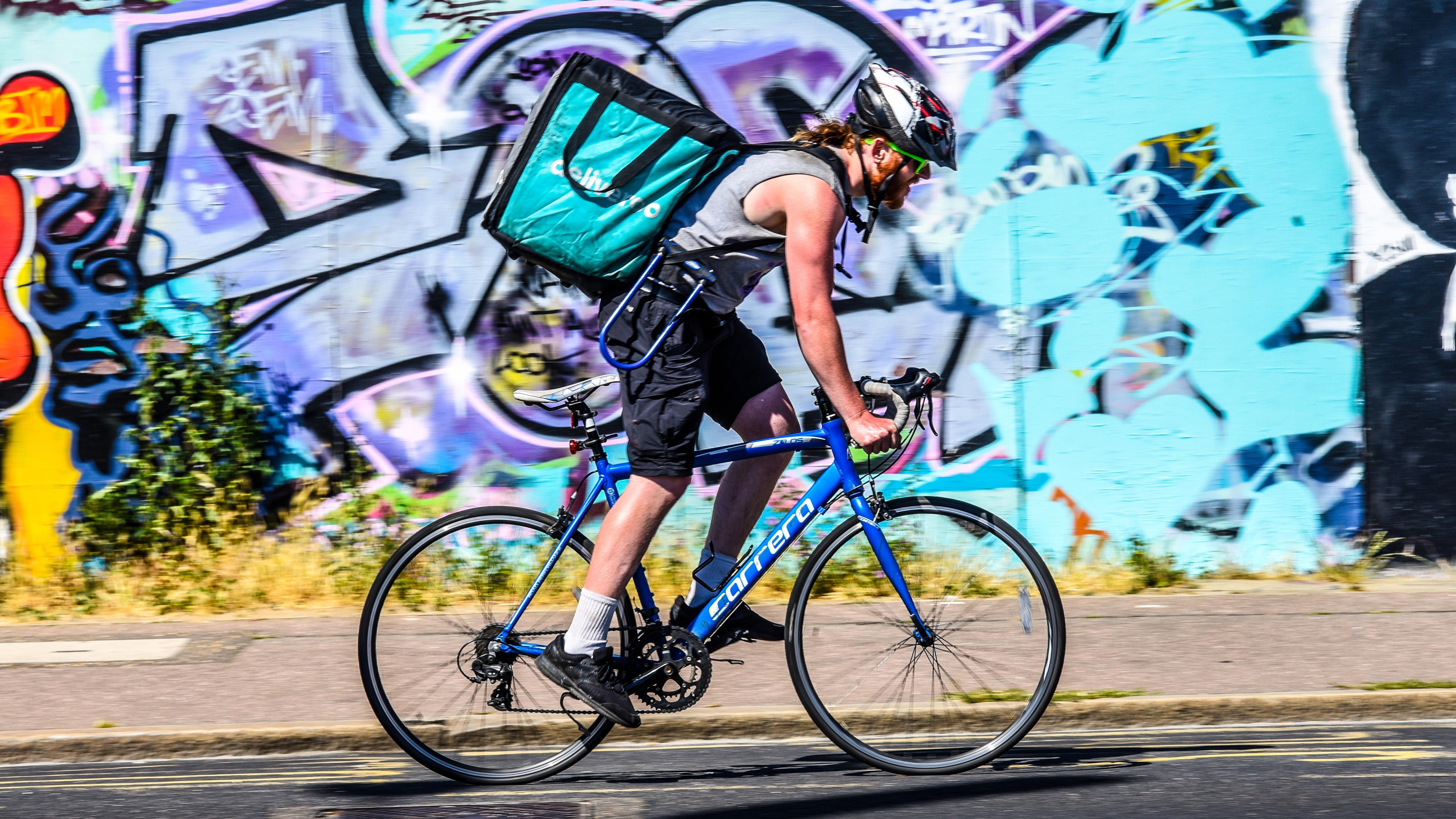 Deliveroo has been reducing the restaurant waiting times for riders by using predictive artificial intelligence, Giles Thorne said