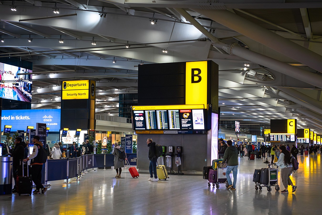 Heathrow airport will be hit by Border Force strikes over the Easter holidays