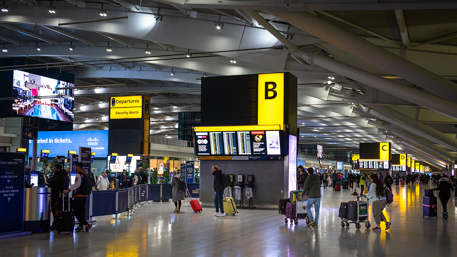 Heathrow airport will be hit by Border Force strikes in April and May