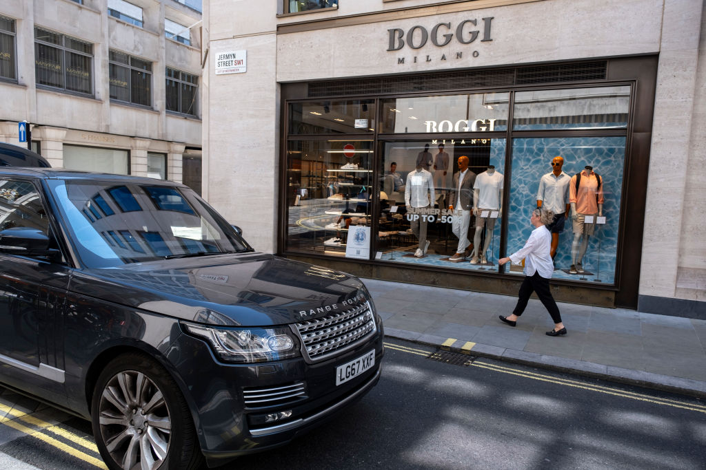Range Rover parked in London