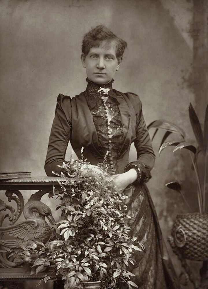 Black and white portrait of Alice Ann Cornwall