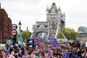 A record number of people ran this year’s London Marathon (Aaron Chown/PA)